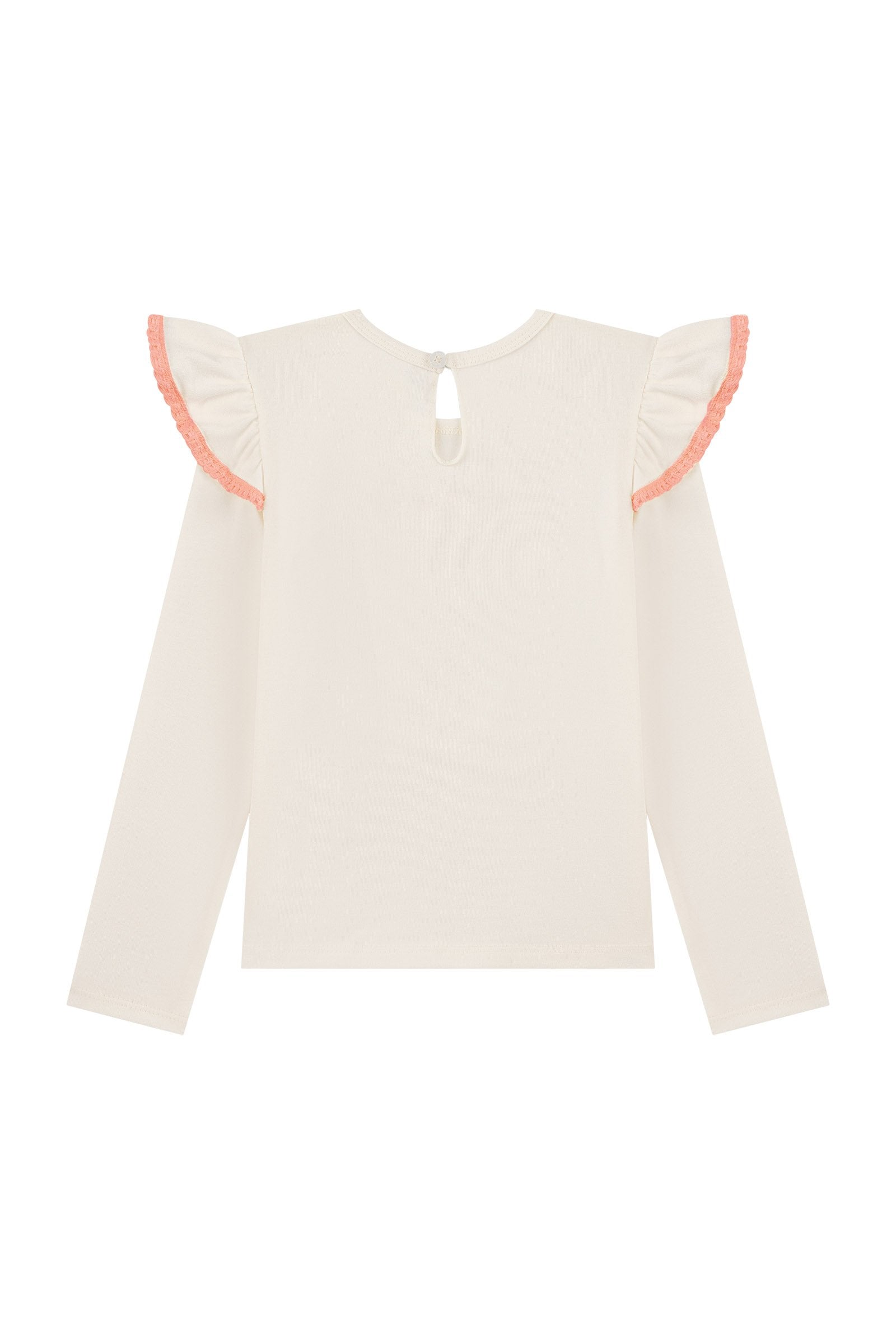 Conjunto de Blusa em Cotton e Shorts em Cotton Jeans 94245 Kukiê Infantil Menina