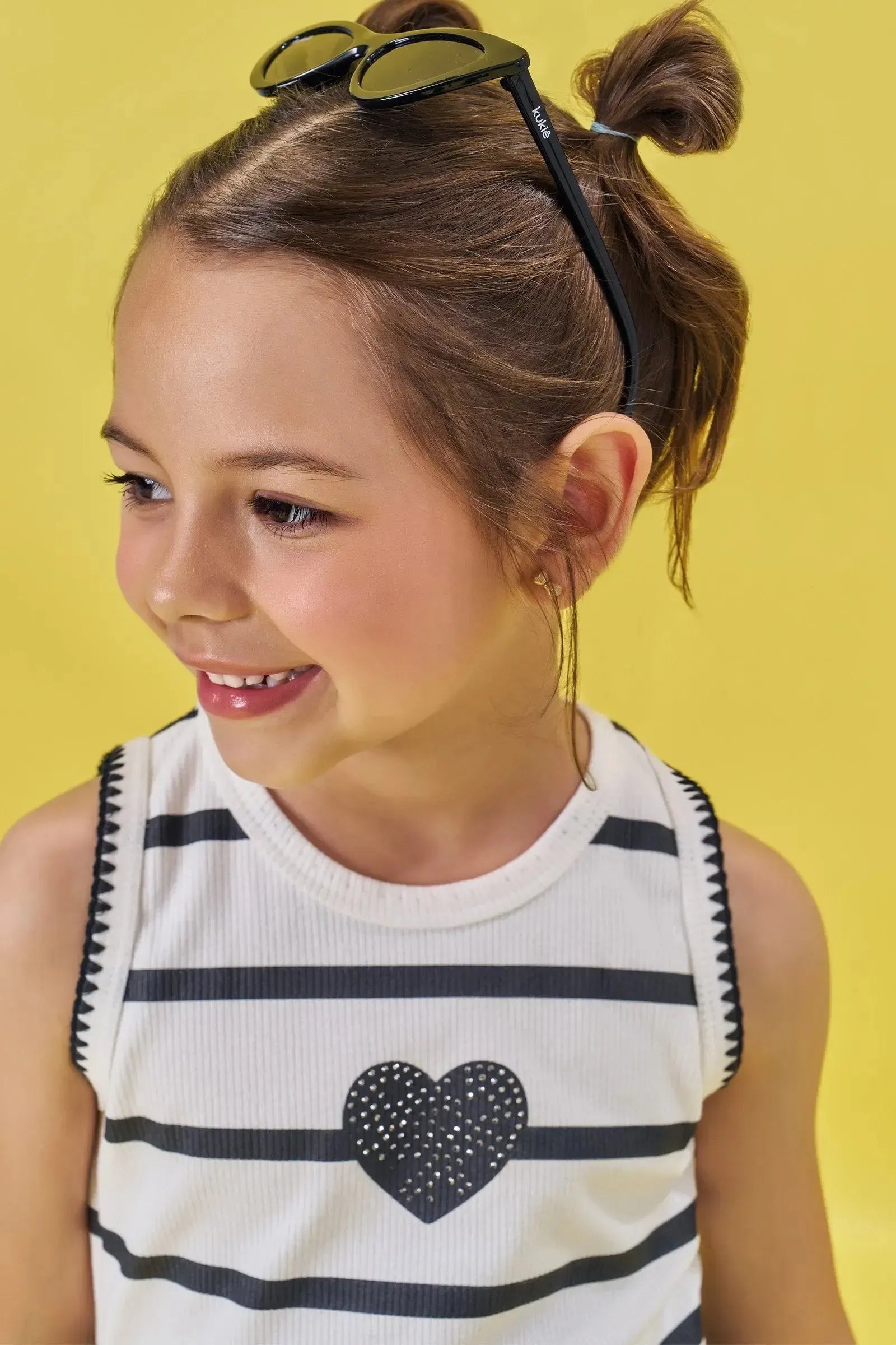 Conjunto de Blusa em Malha Uv e Saia em Fly Tech (com Shorts Embutido) 84085 Kukiê Infantil Menina