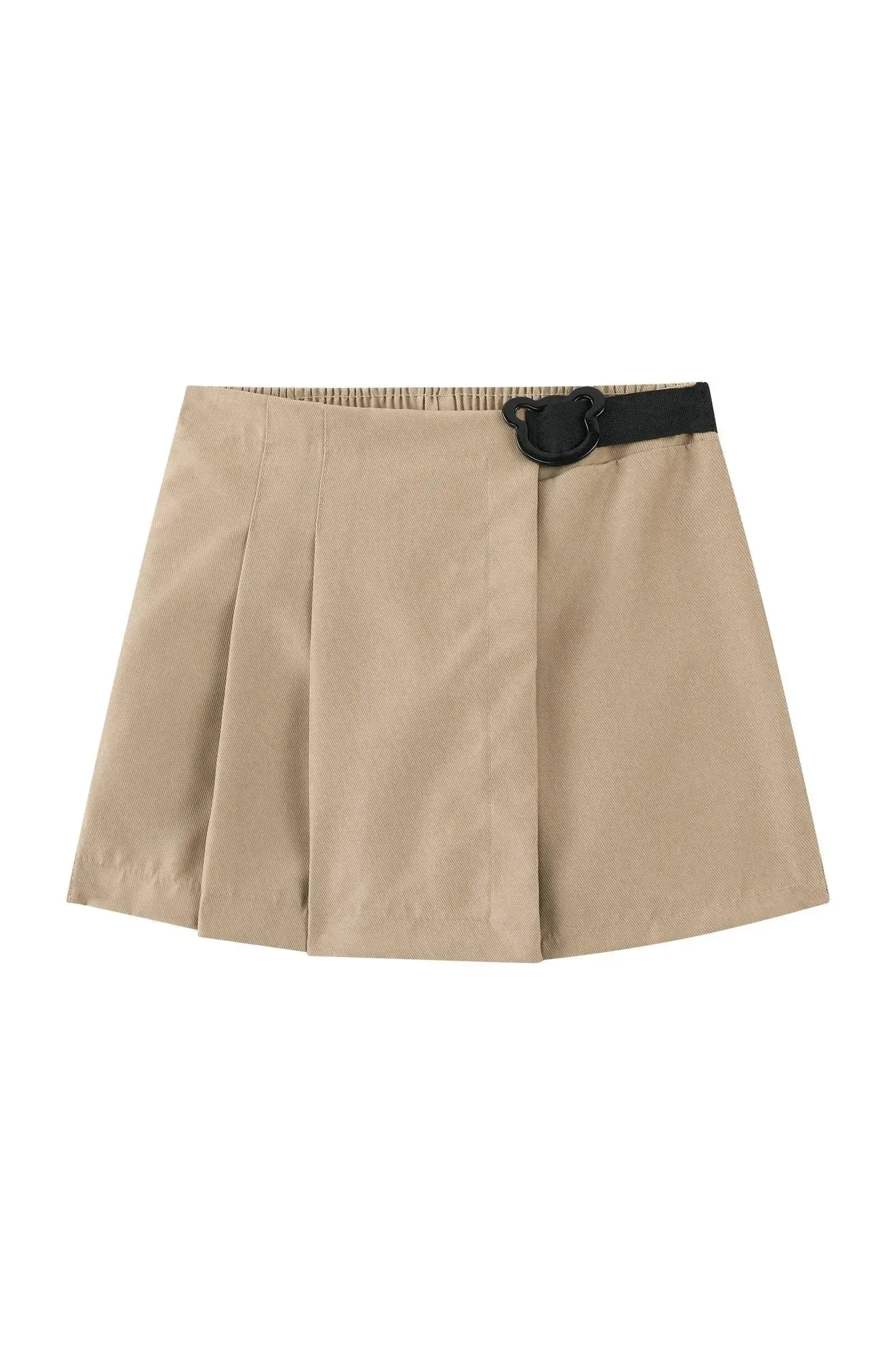 Conjunto de Colete e Shorts Saia em Sarja com Elastano 93889 Kukiê Infantil Menina