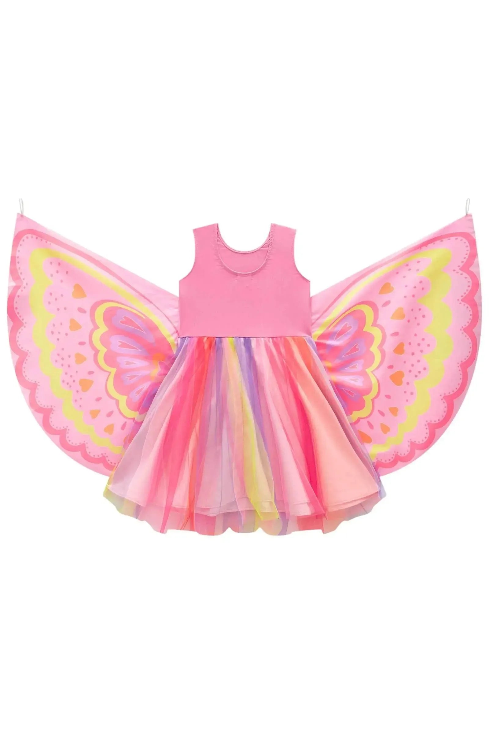 Fantasia de Borboleta em Malha UV e Tule 85746 Infanti Infantil Menina