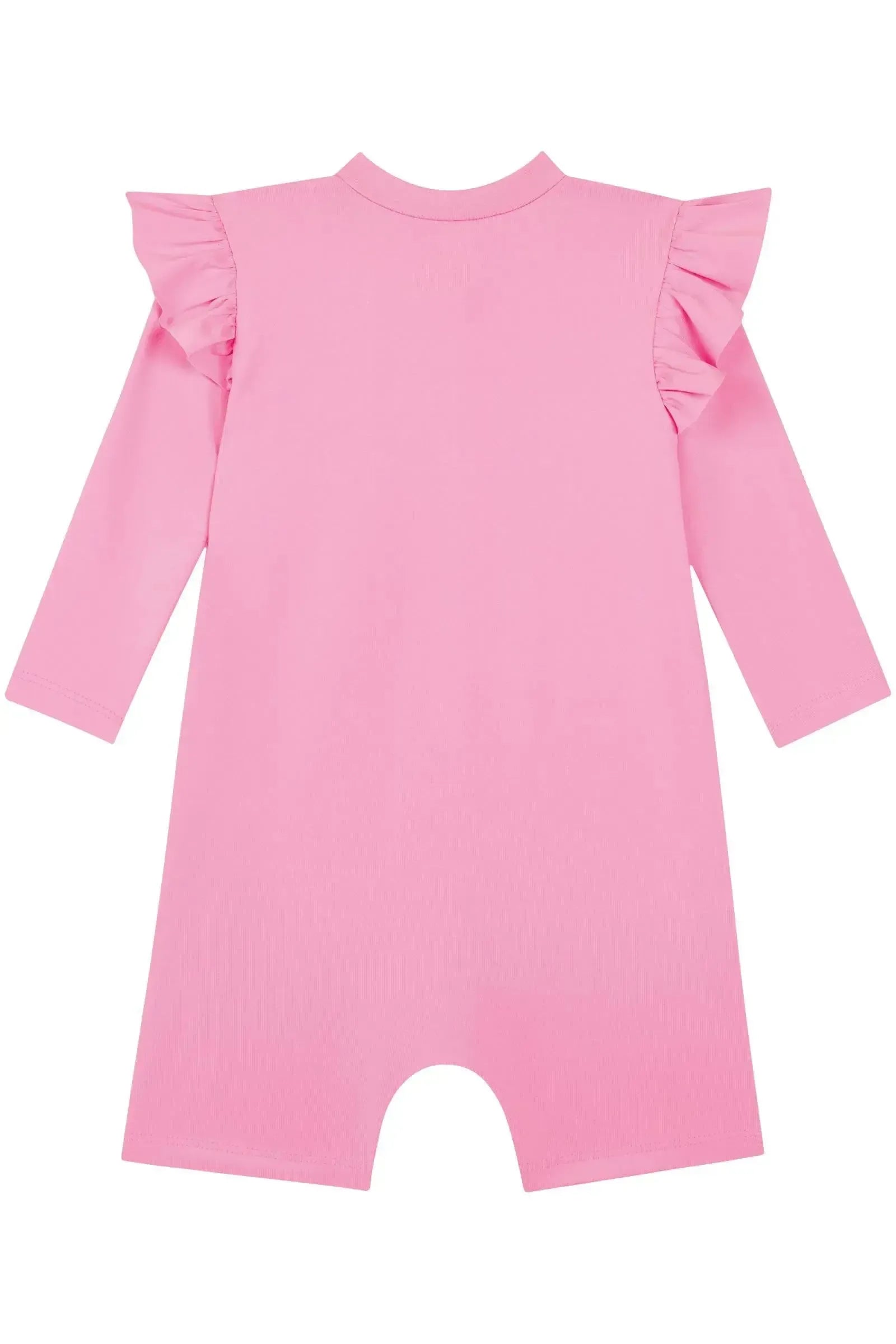 Macacão em Malha com Proteção UV50+ 88058 Kukiê Bebê Menina