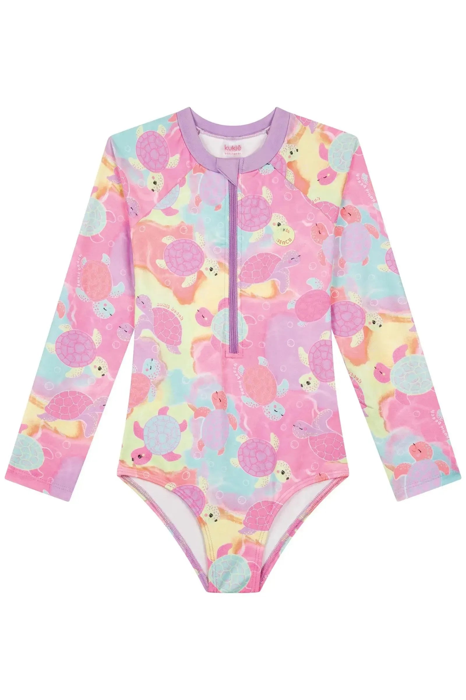 Maiô em Malha com Proteção UV50+ 87451 Kukiê Infantil Menina