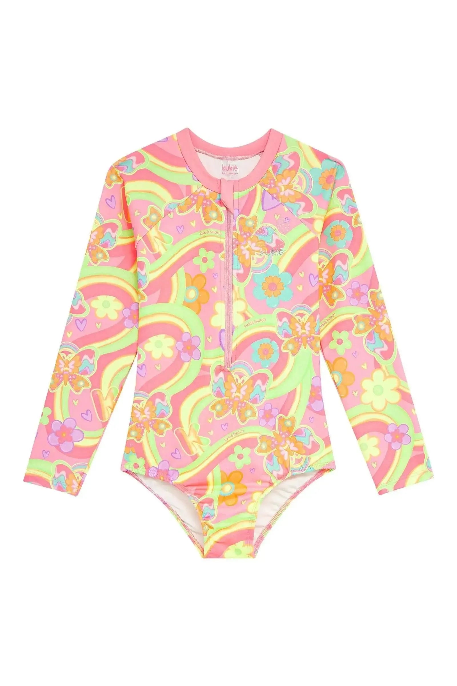 Maiô em Malha com Proteção UV50+ 93060 Kukiê Infantil Menina