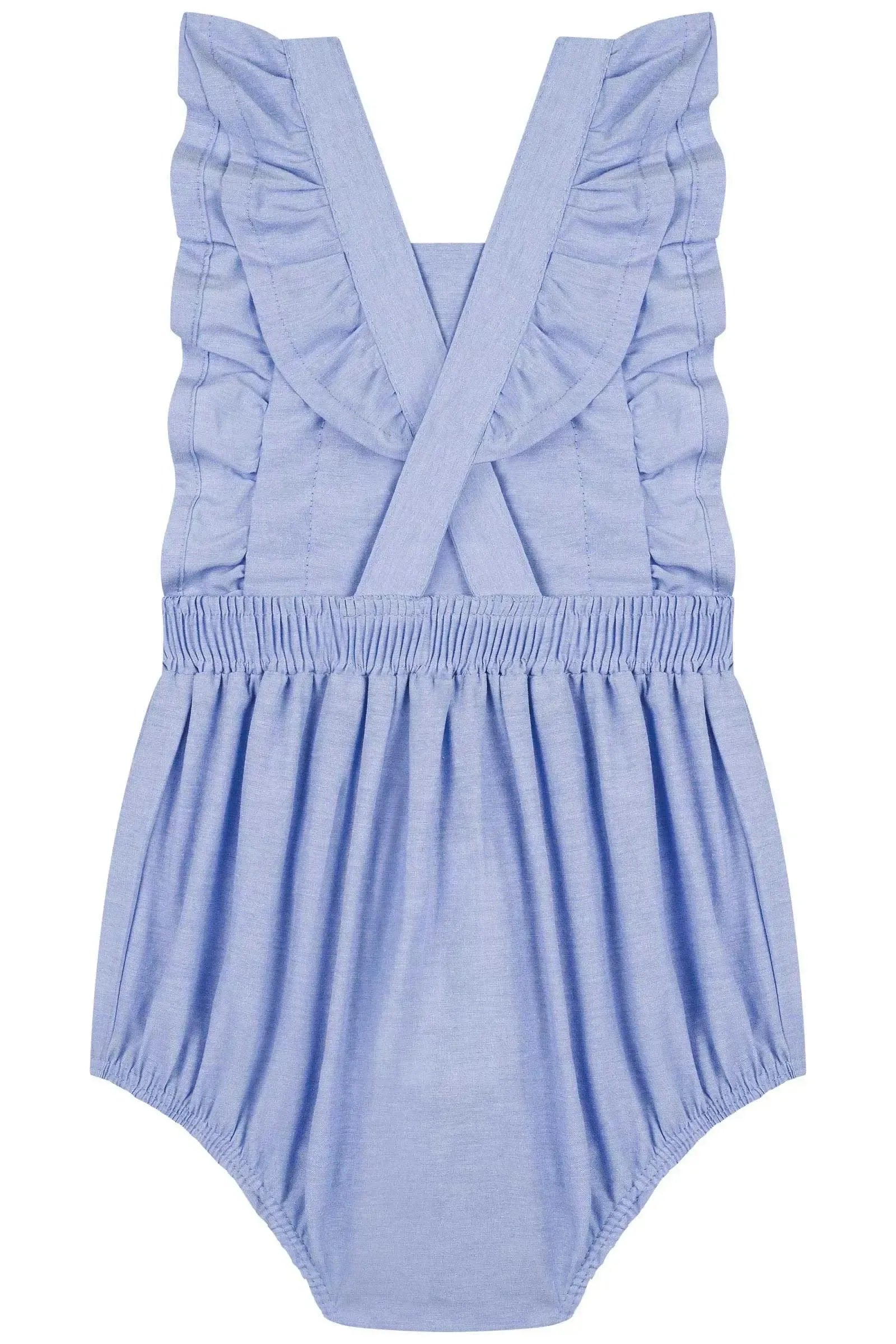 Romper em Tricoline 86818 Kukiê Bebê Menina