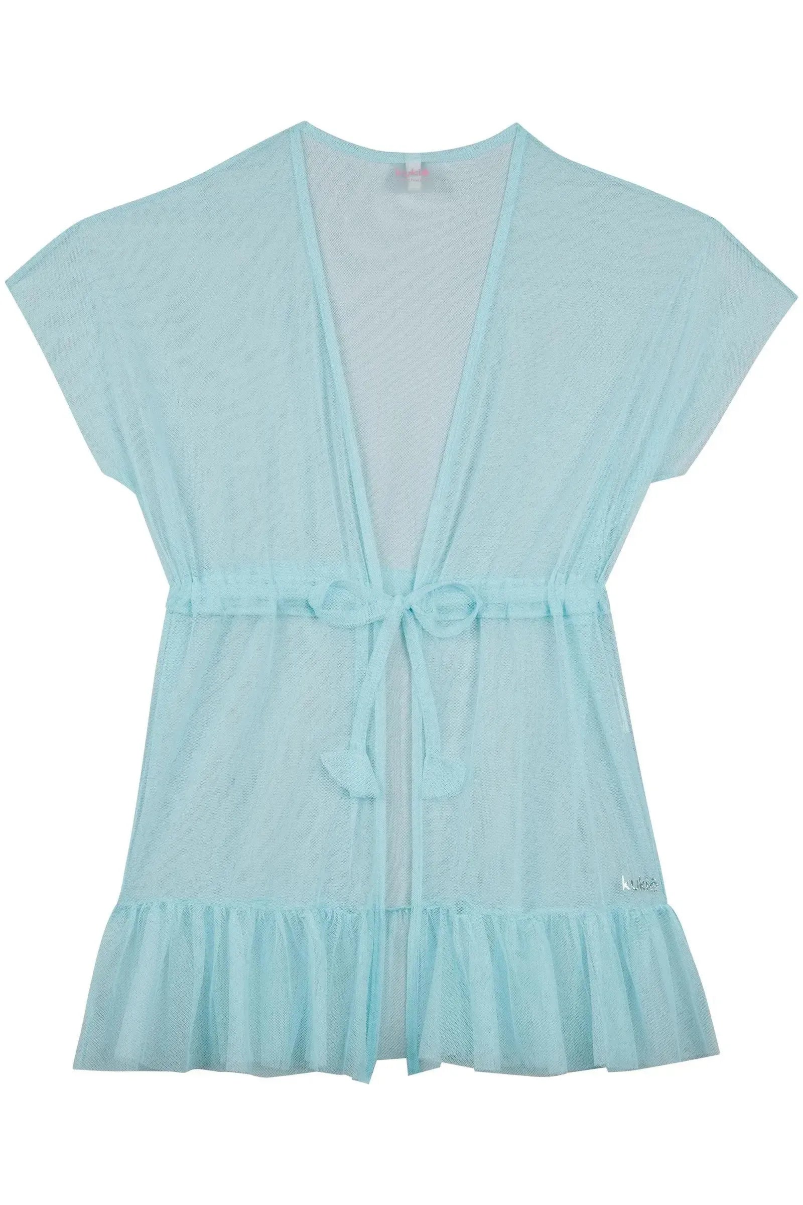 Saída de Praia em Tule com Elastano 88008 Kukiê Infantil Menina