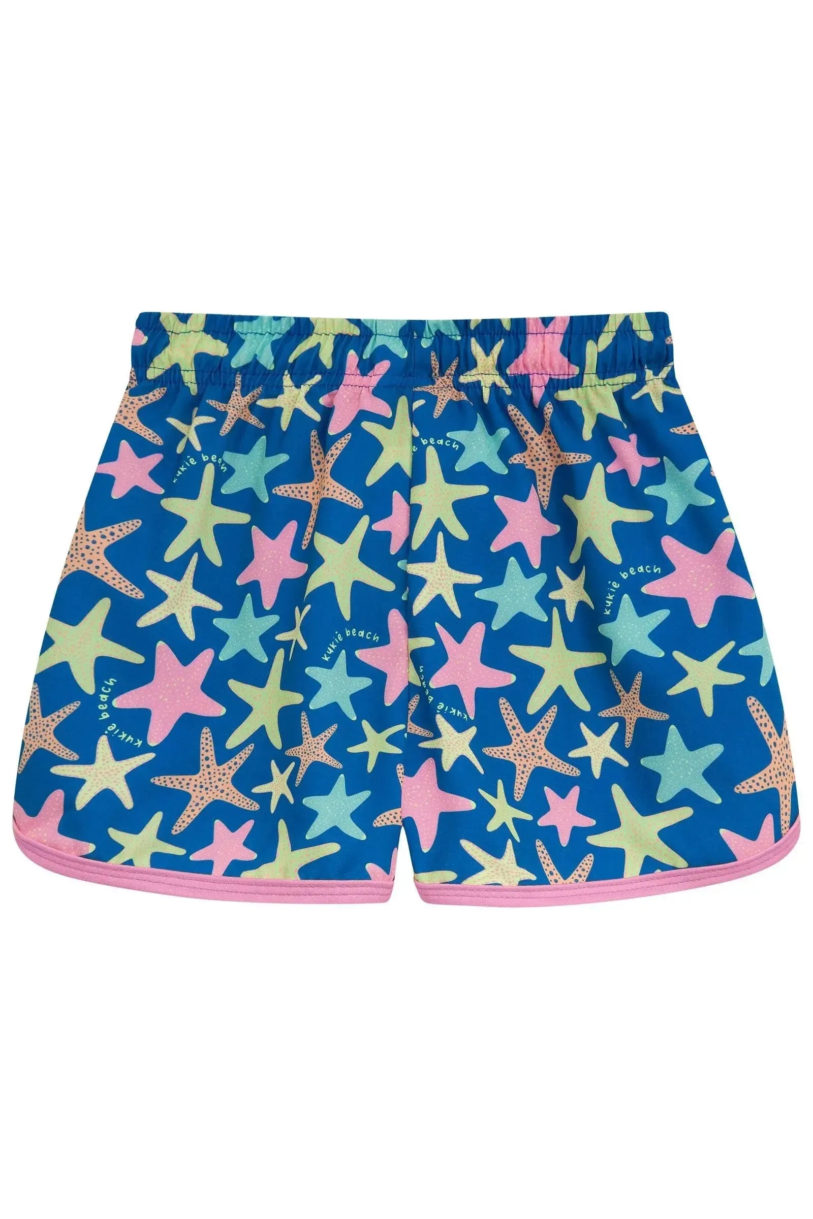 Short Saída de Praia de Nylon Ergonomic com Elastano 95650 Kukiê Infantil Menina