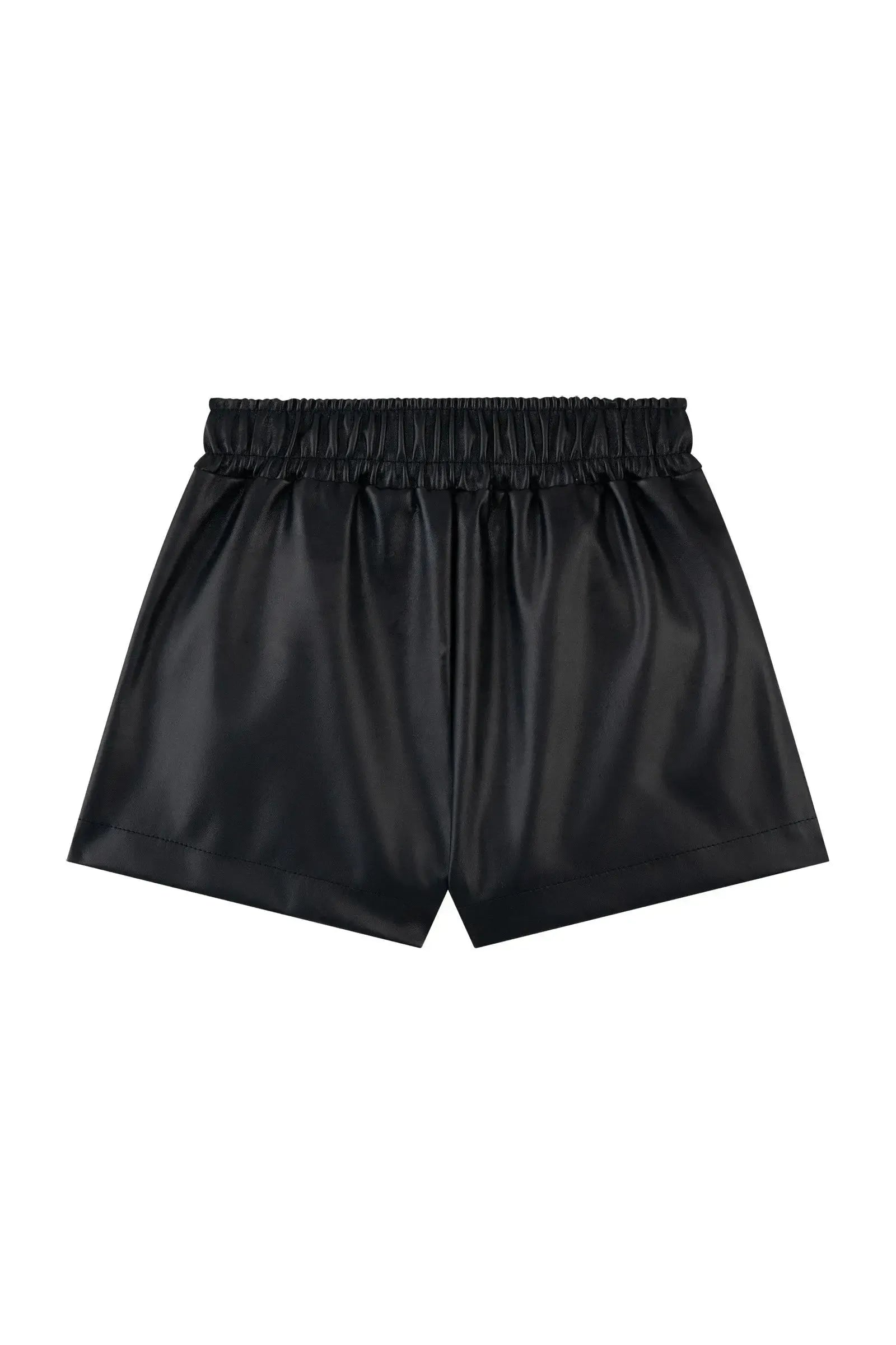 Shorts em Couro Eco 91759 Kukiê Infantil Menina