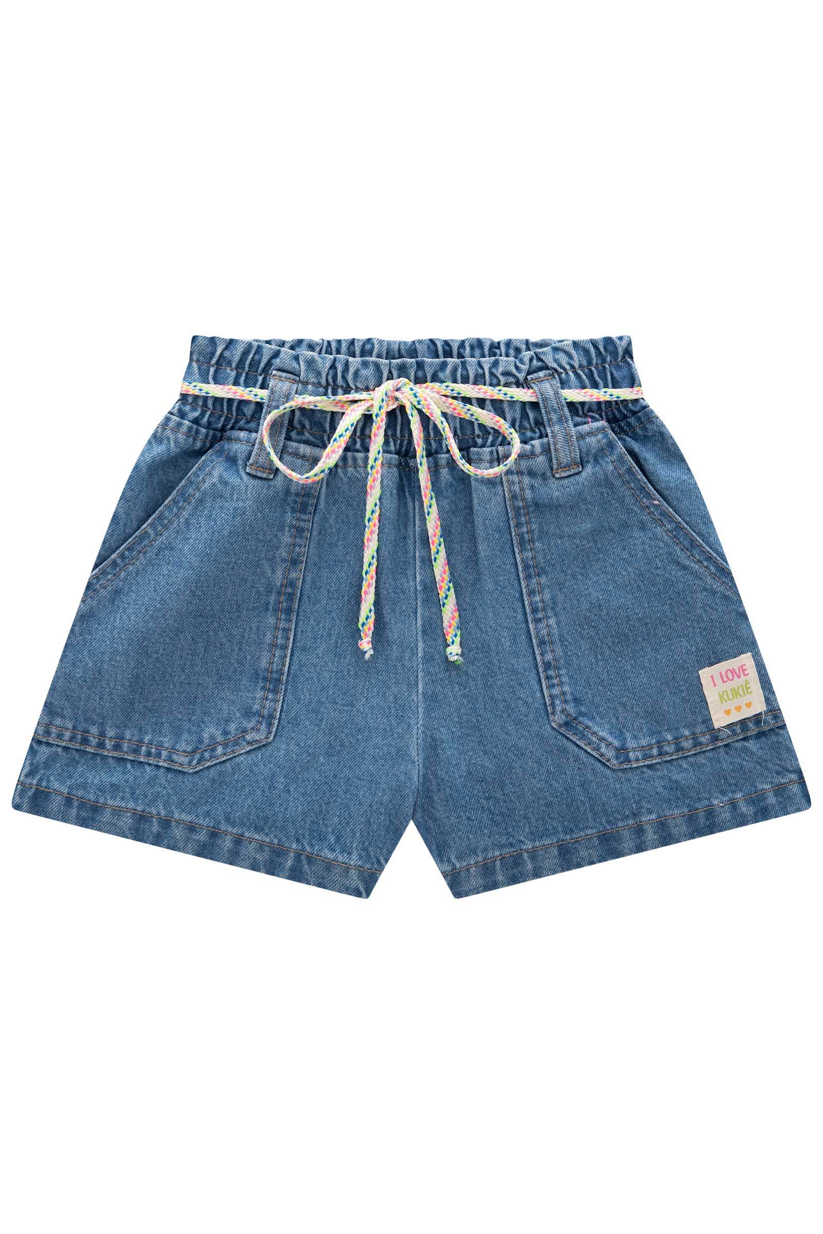 Shorts em Jeans Arkansas 77012 Kukiê