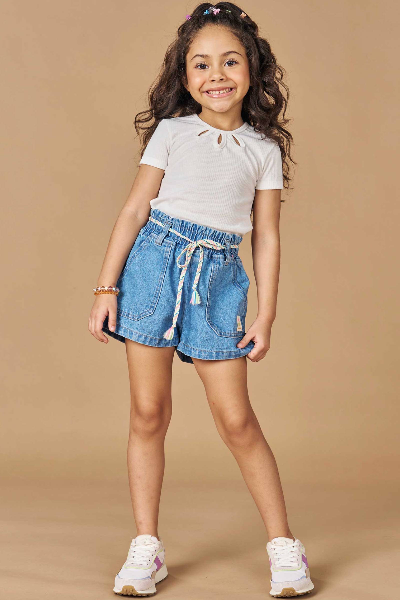 Shorts em Jeans Arkansas 77012 Kukiê