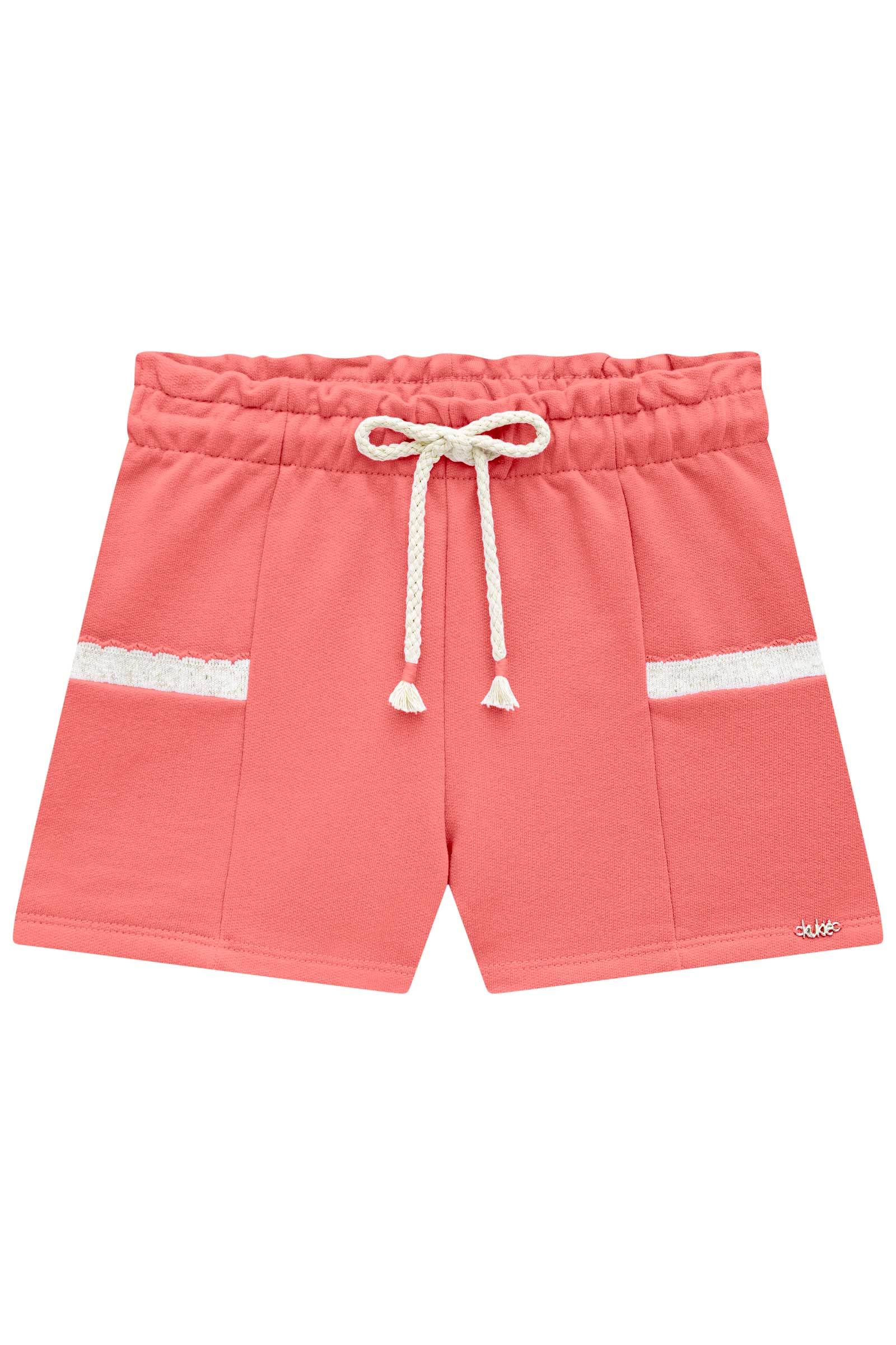 Shorts em Moletom sem Pelúcia 75722 Kukiê