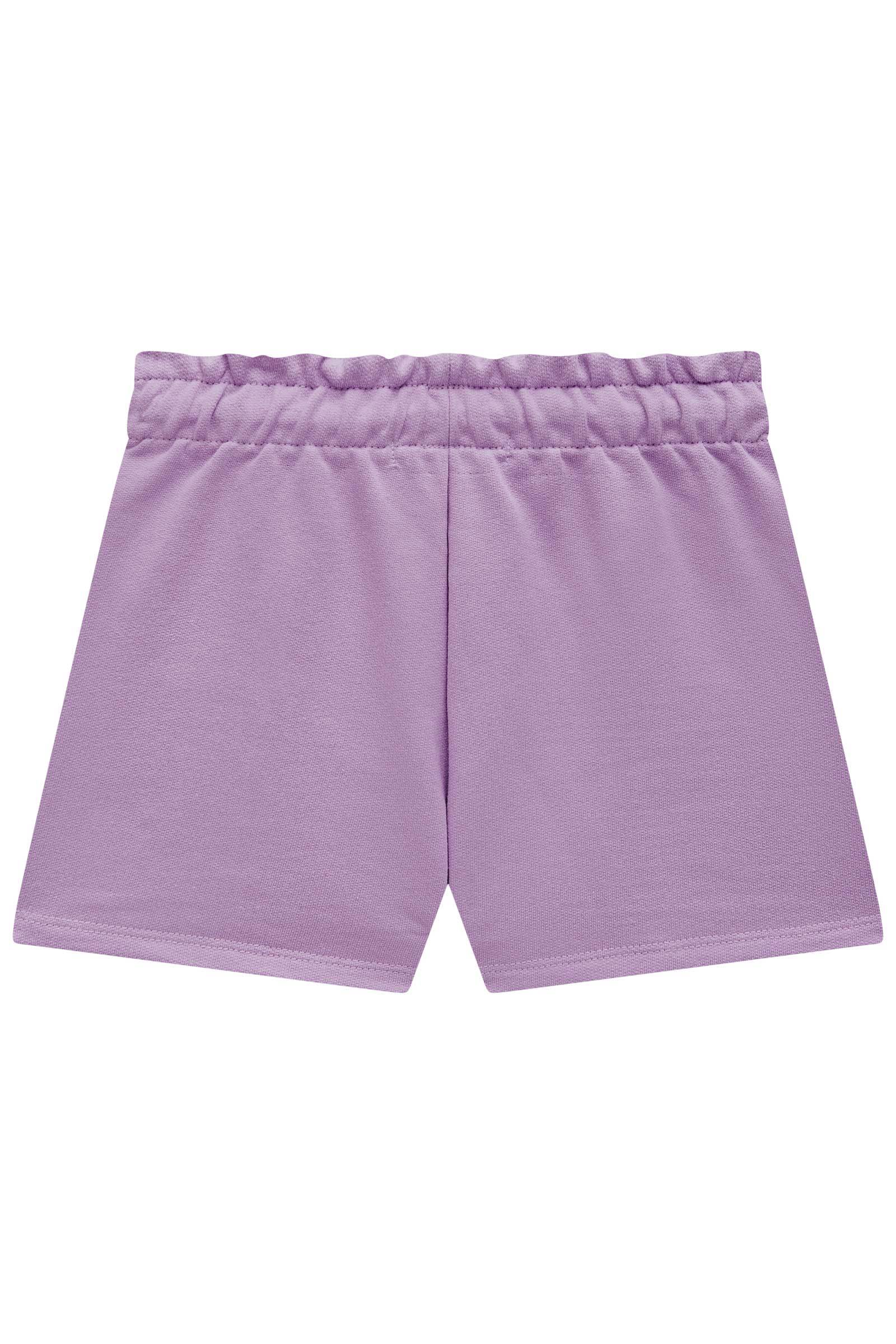 Shorts em Moletom sem Pelúcia 75722 Kukiê