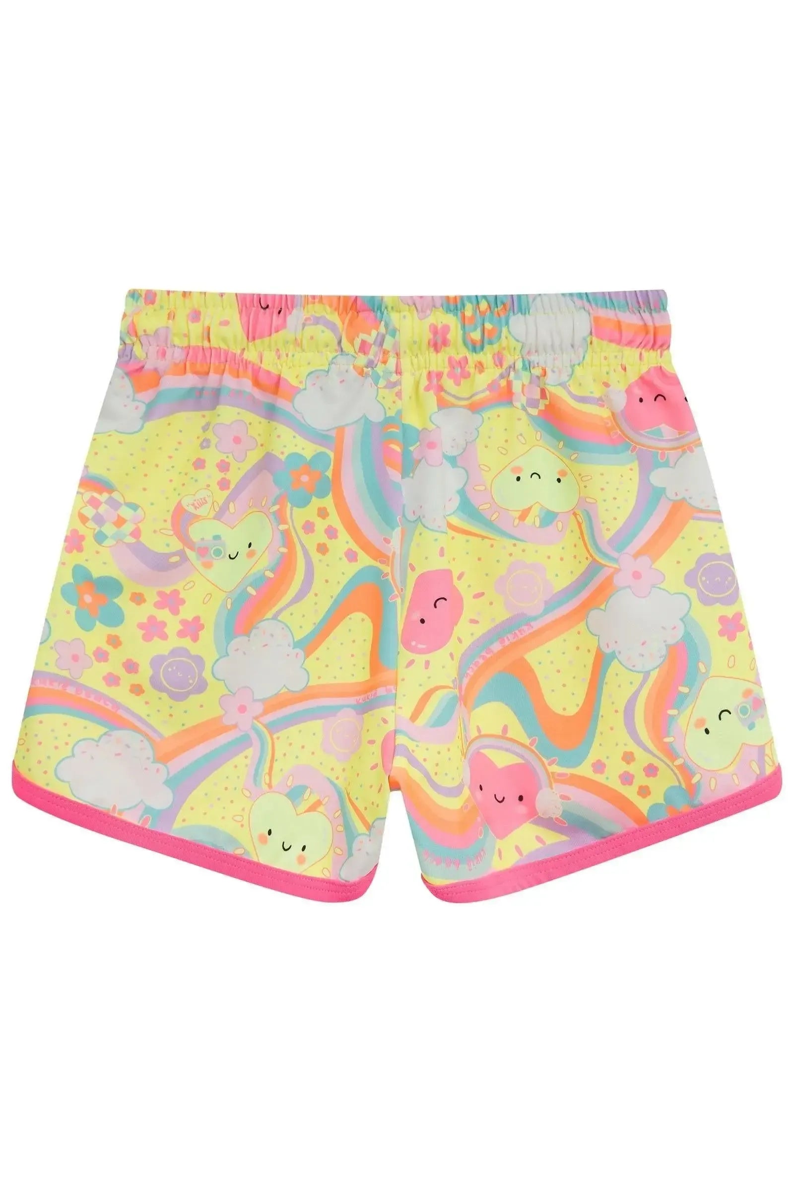 Shorts Saída de Praia em Malha com Proteção UV50+ 95548 Kukiê Infantil Menina