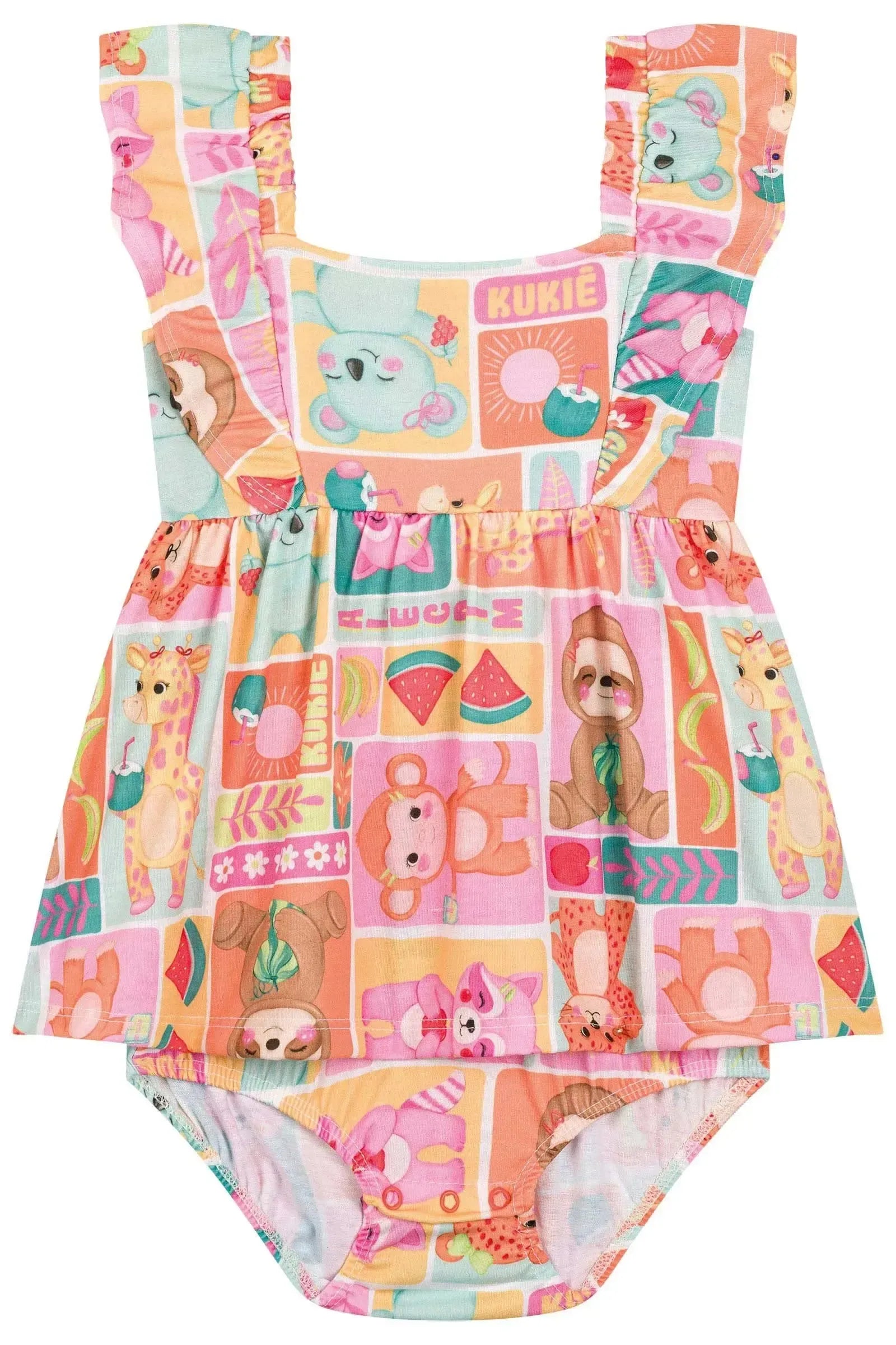 Vestbody em Malha Fresh 86680 Kukiê Bebê Menina