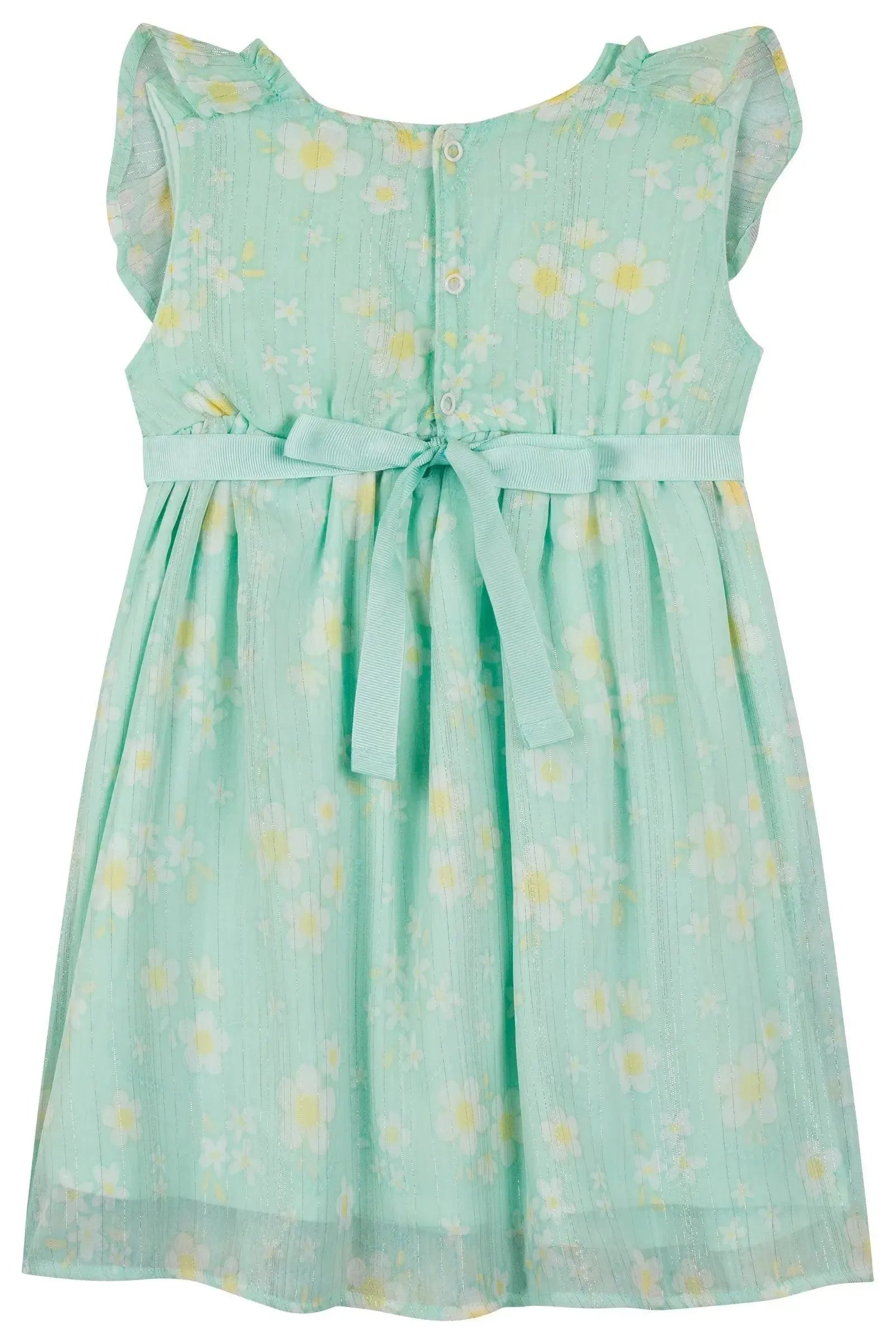 Vestido em Chiffon Brilho 88857 Kukiê Bebê Menina