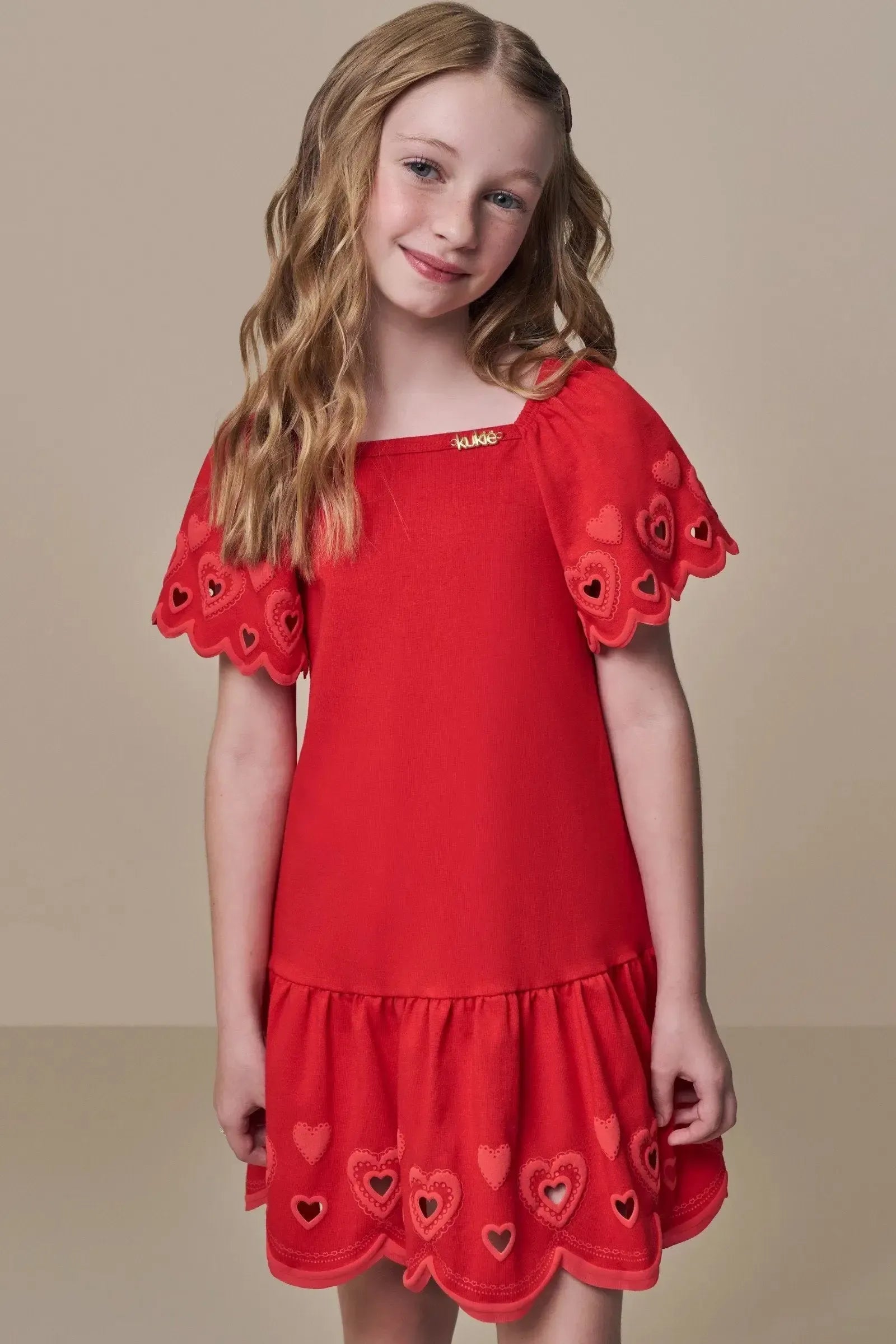 Vestido em Cotton 15797 Kukiê Infantil Menina