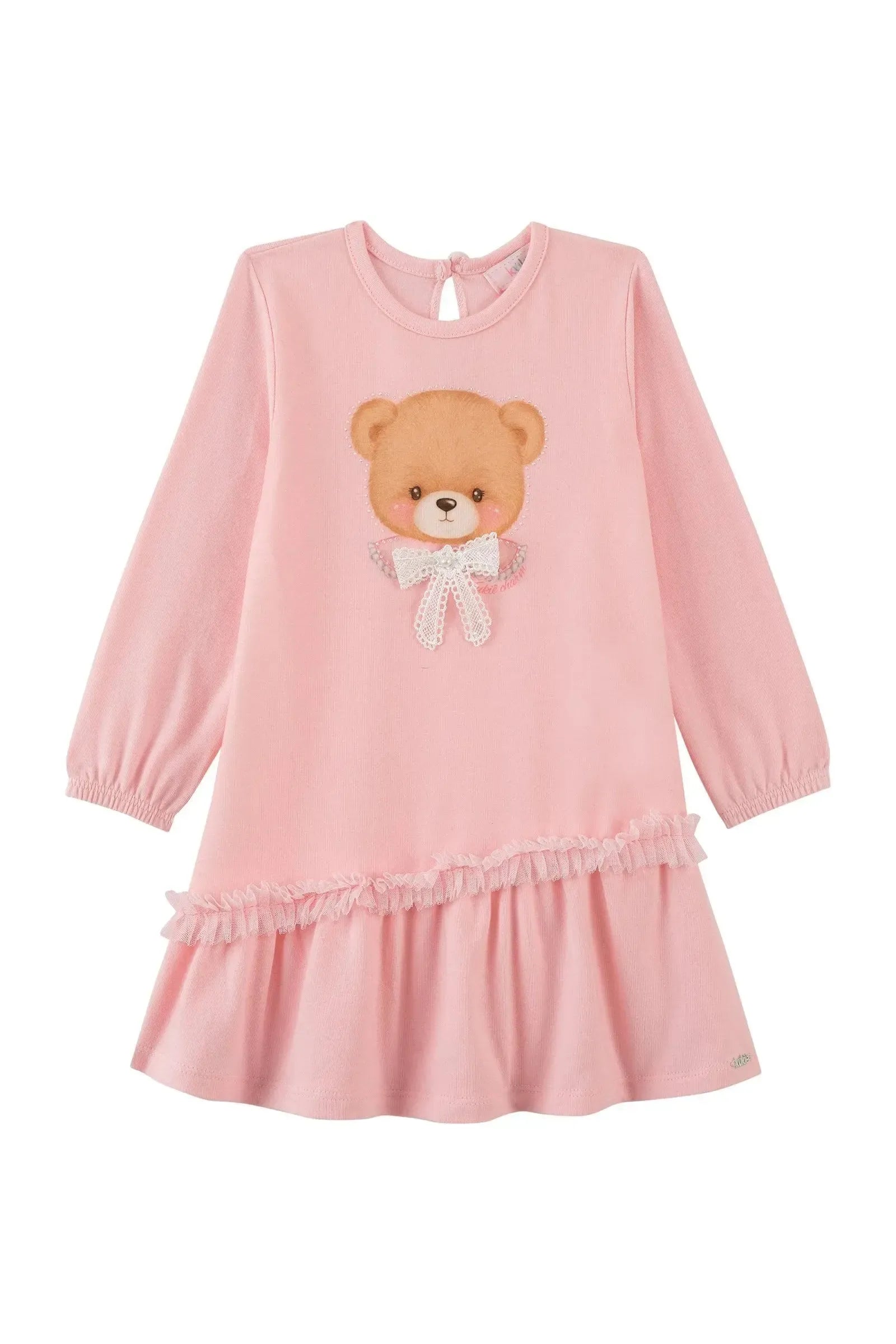 Vestido em Cotton 92137 Kukiê Bebê Menina