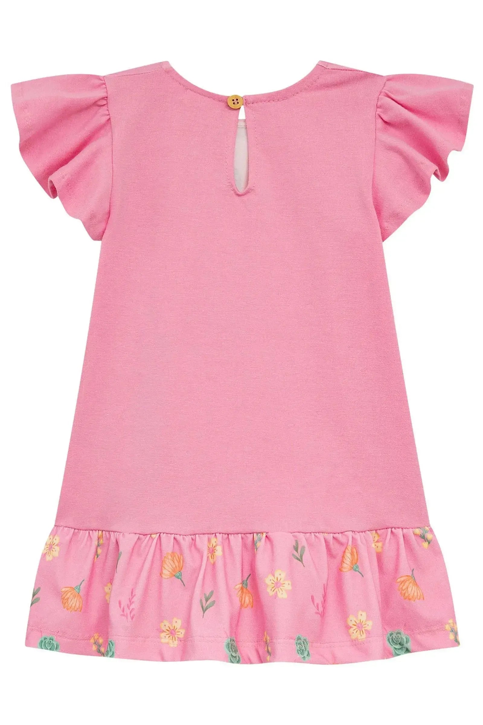 Vestido em Cotton 95537 Kukiê Bebê Menina