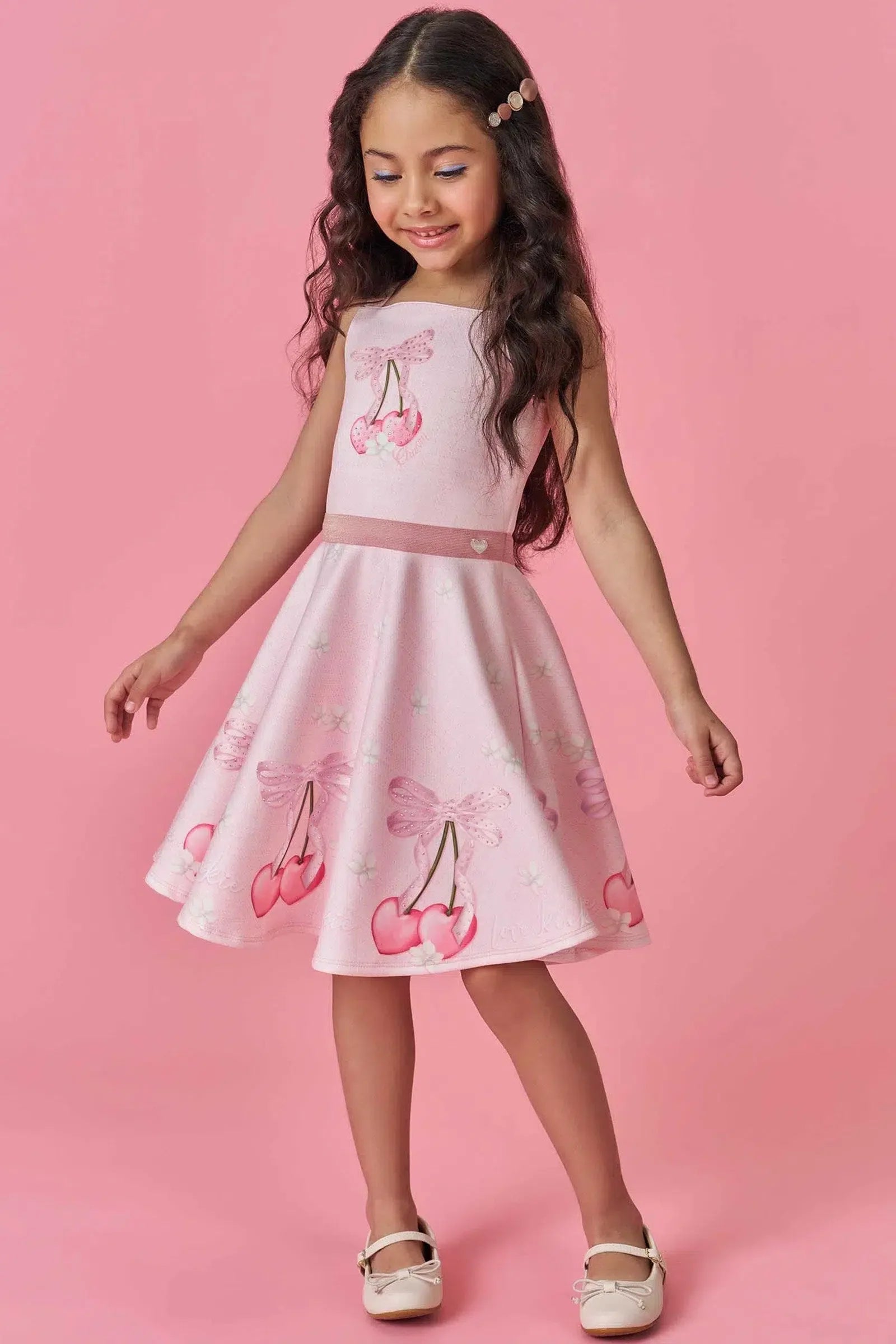 Vestido Infantil Menina em Fly Tech 81373 Kukiê