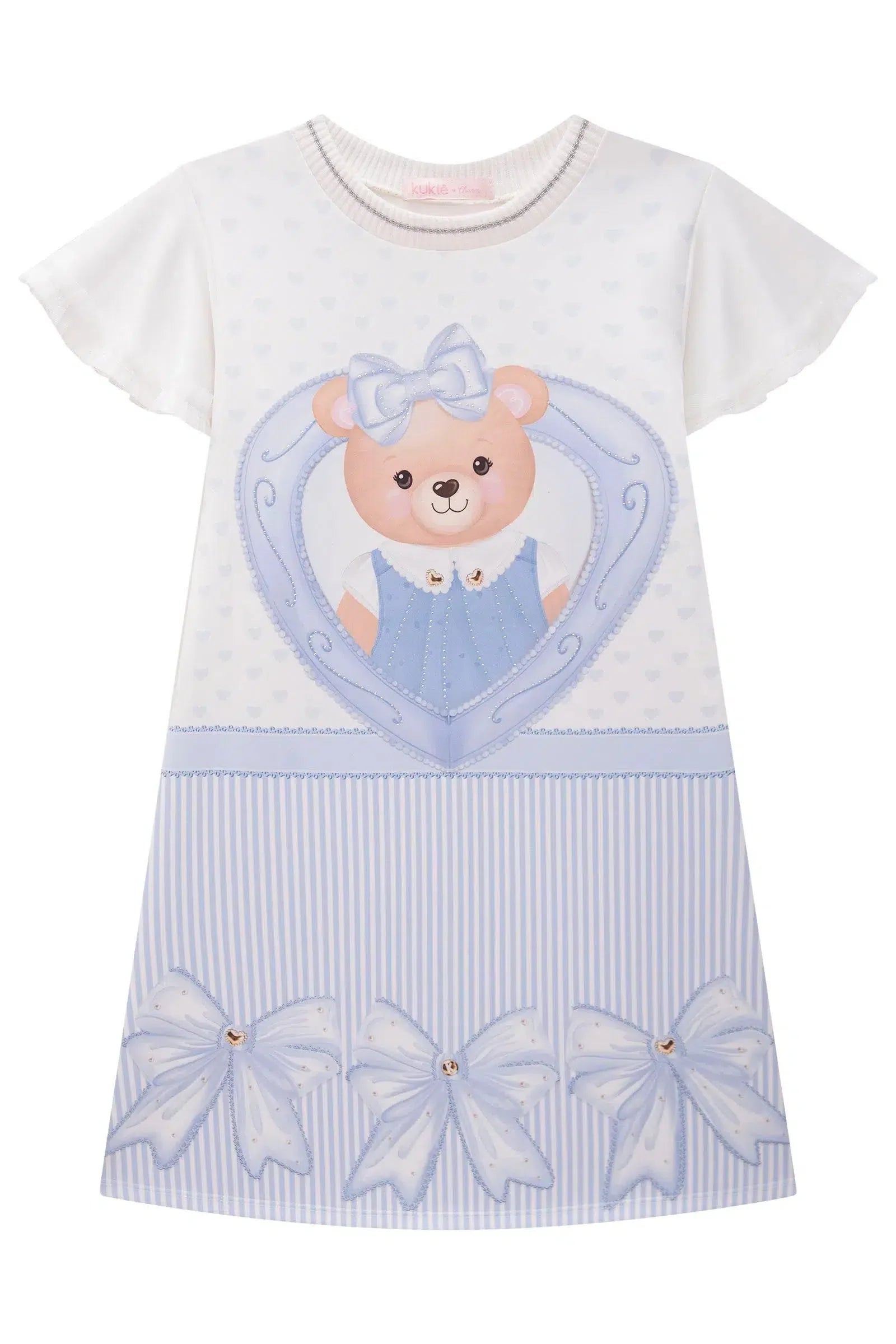 Vestido Infantil Menina em Fly Tech 81375 Kukiê