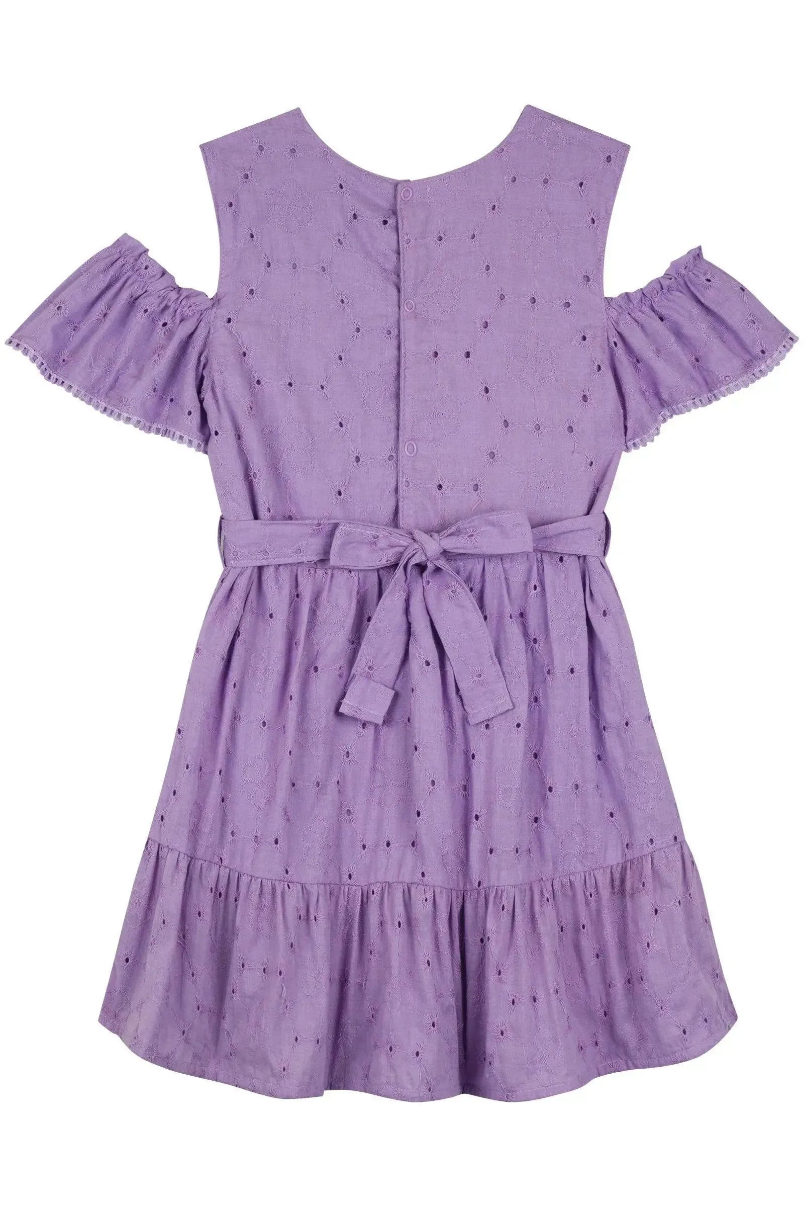 Vestido em Laise 100% Algodão 87341 Kukiê Infantil Menina