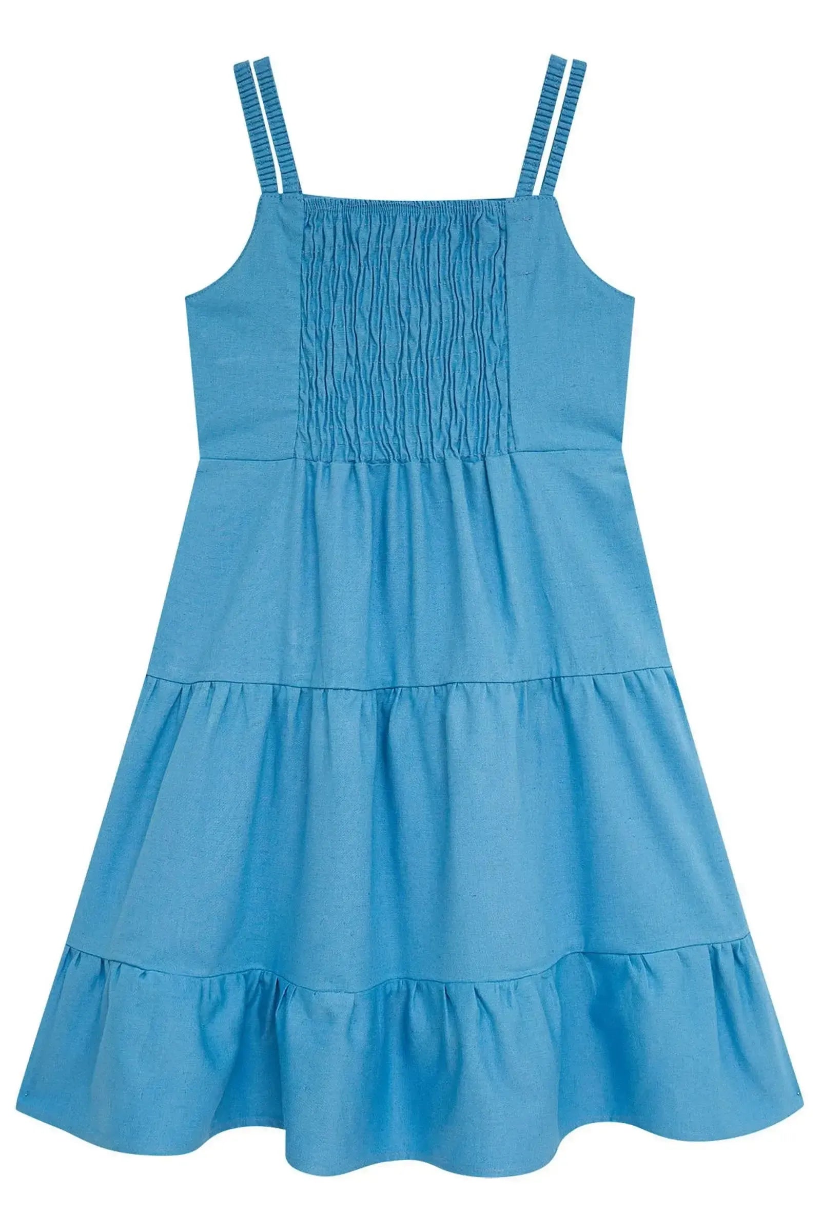 Vestido em Linho Santorine 95902 Kukiê Infantil Menina