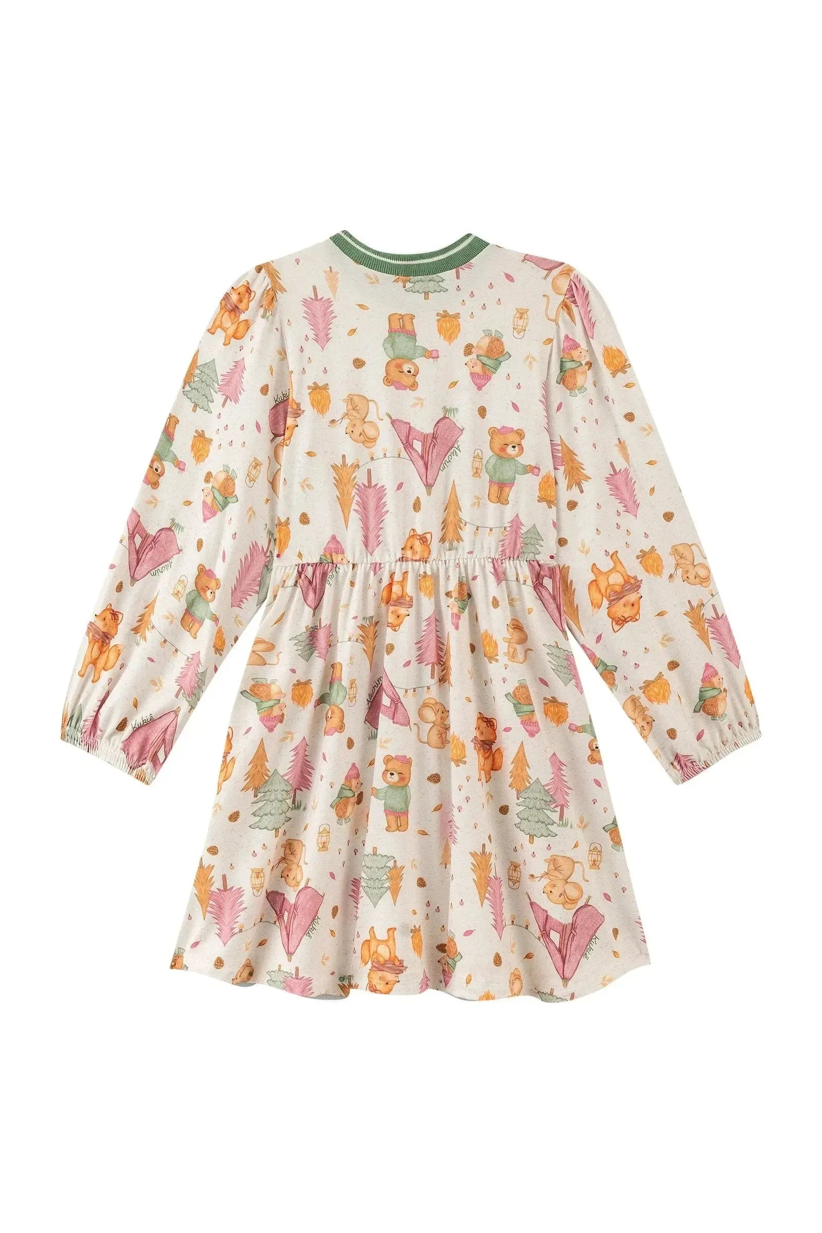 Vestido em Malha Comfy 89246 Kukiê Infantil Menina