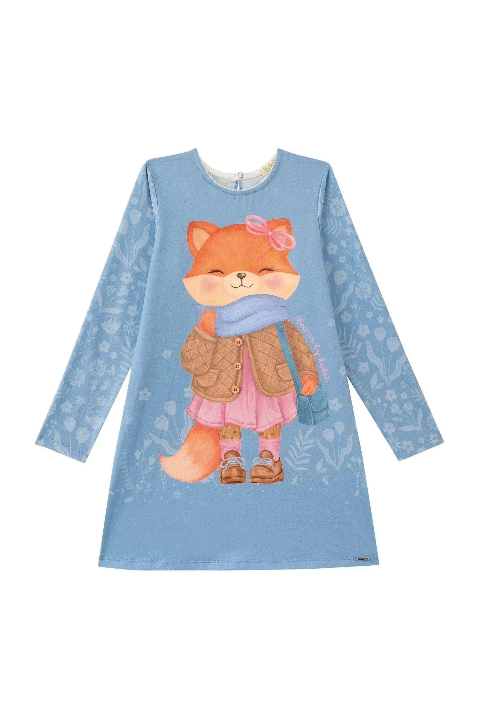 Vestido em Malha Comfy 89587 Kukiê Infantil Menina