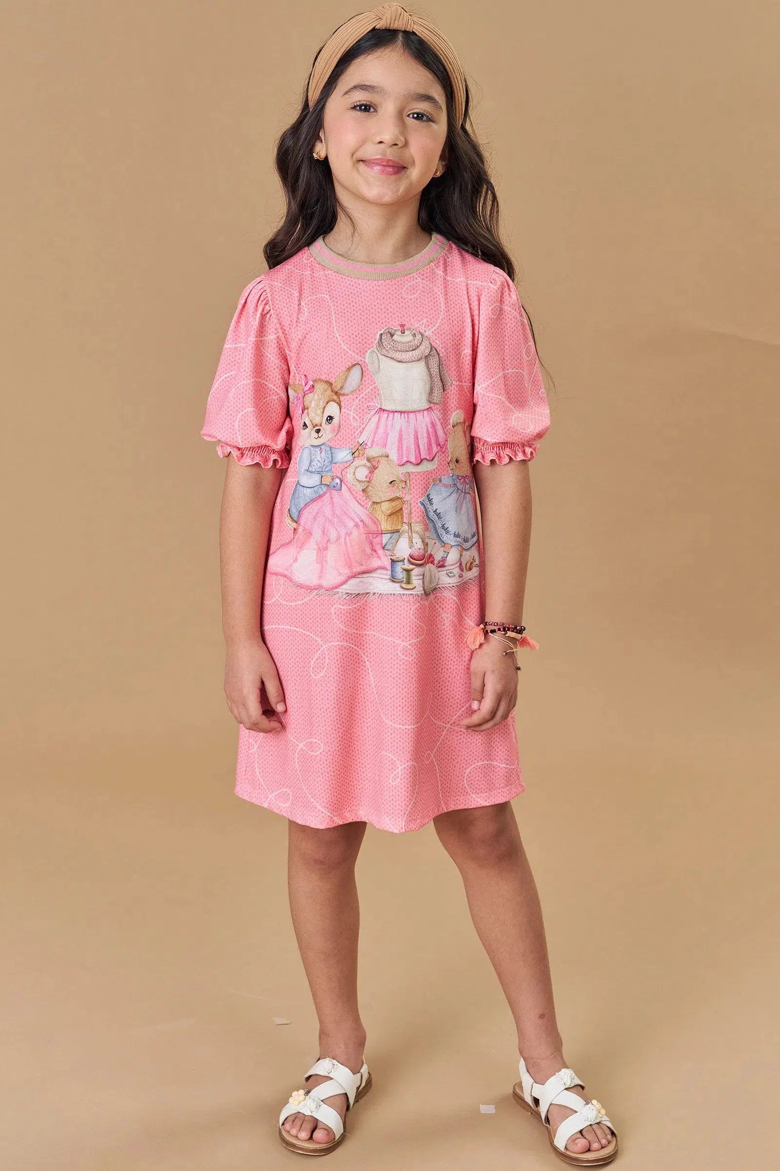 Vestido Infantil Menina em Malha Fresh 82210 Kukiê