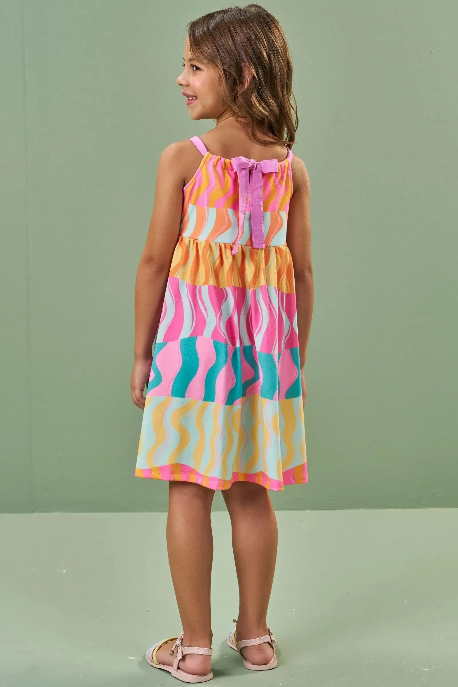 Vestido em Malha Fresh 87271 Kukiê Infantil Menina