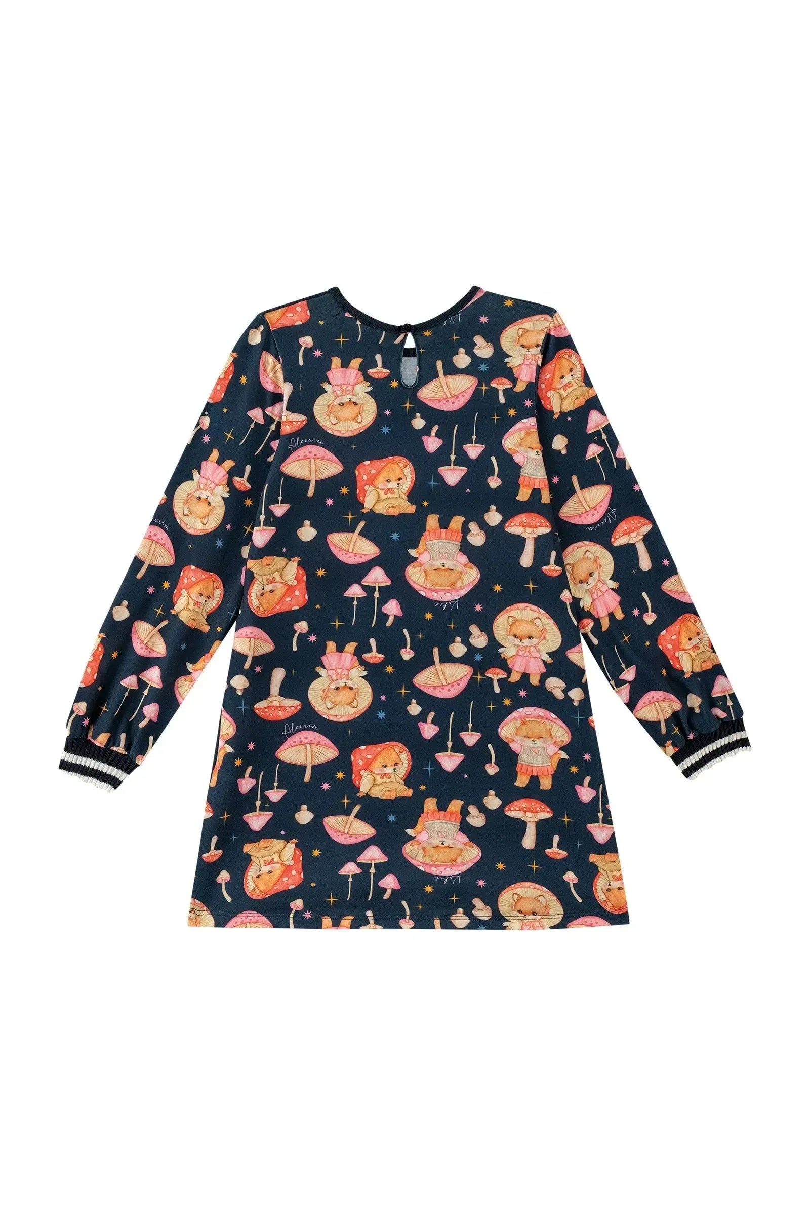 Vestido em Malha Fresh 89251 Kukiê Infantil Menina