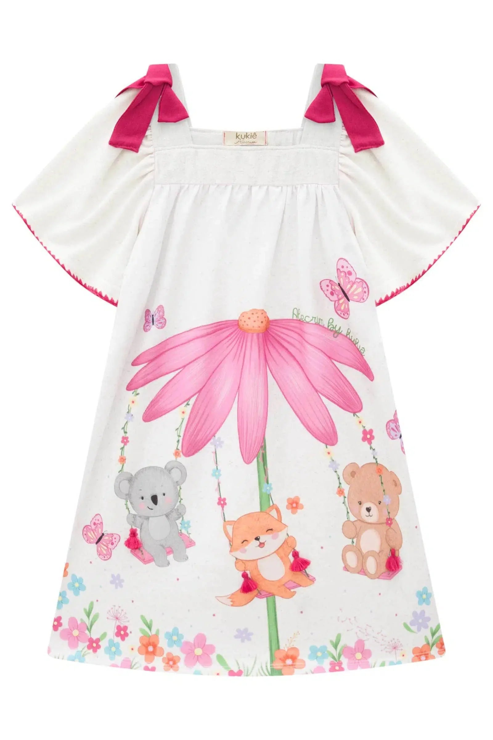 Vestido Infantil Menina em Malha Power 81766 Kukiê