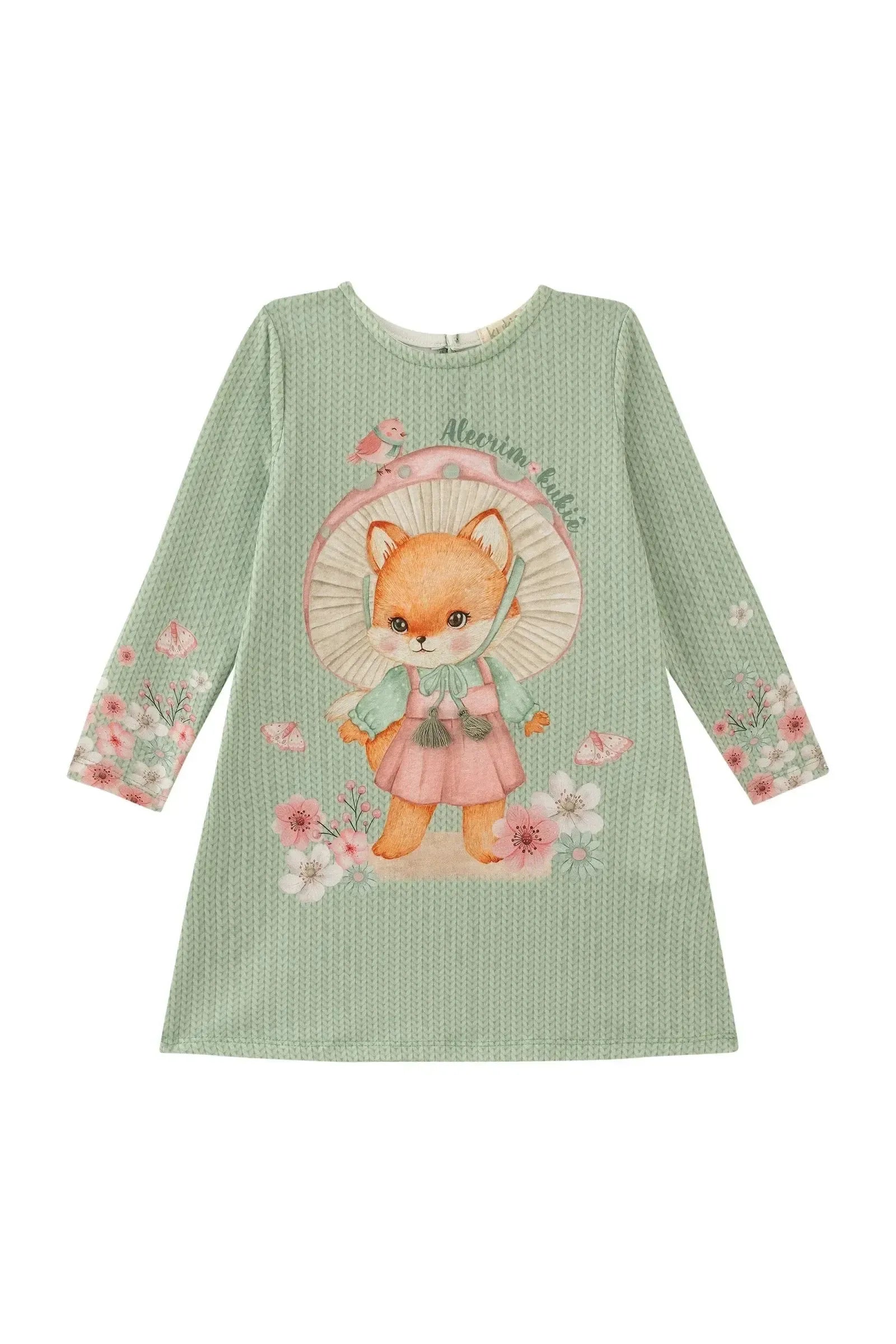 Vestido em Malha Power 90272 Kukiê Bebê Menina