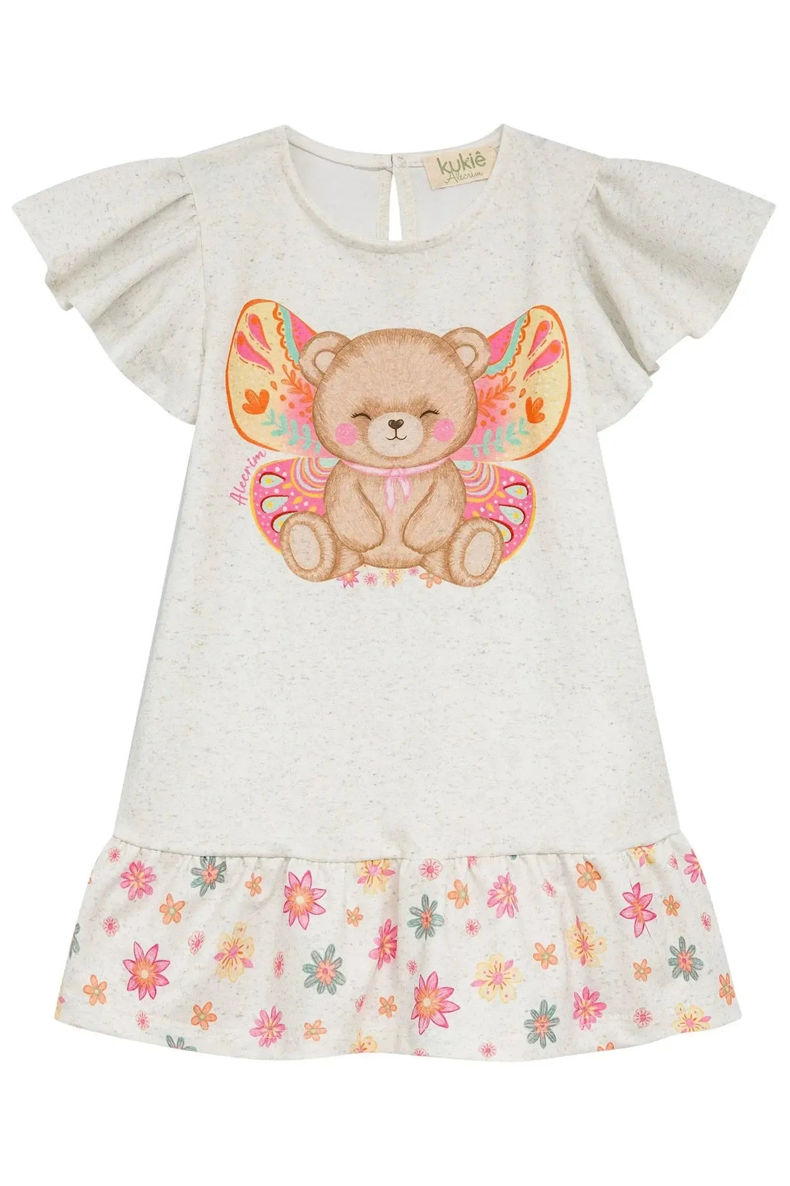 Vestido em Malha Power 95538 Kukiê Bebê Menina