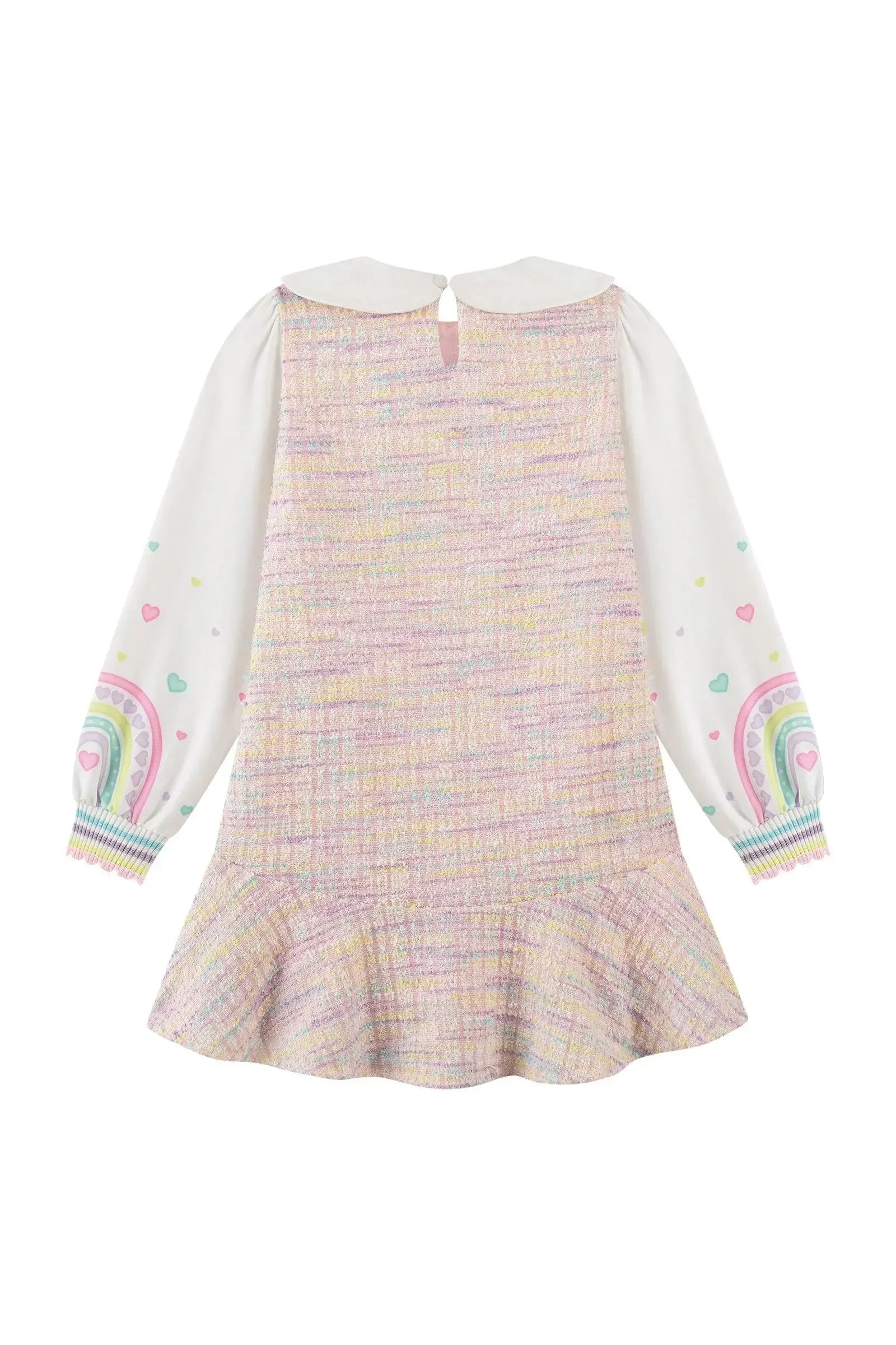 Vestido em Malha Tweed 90299 Kukiê Infantil Menina