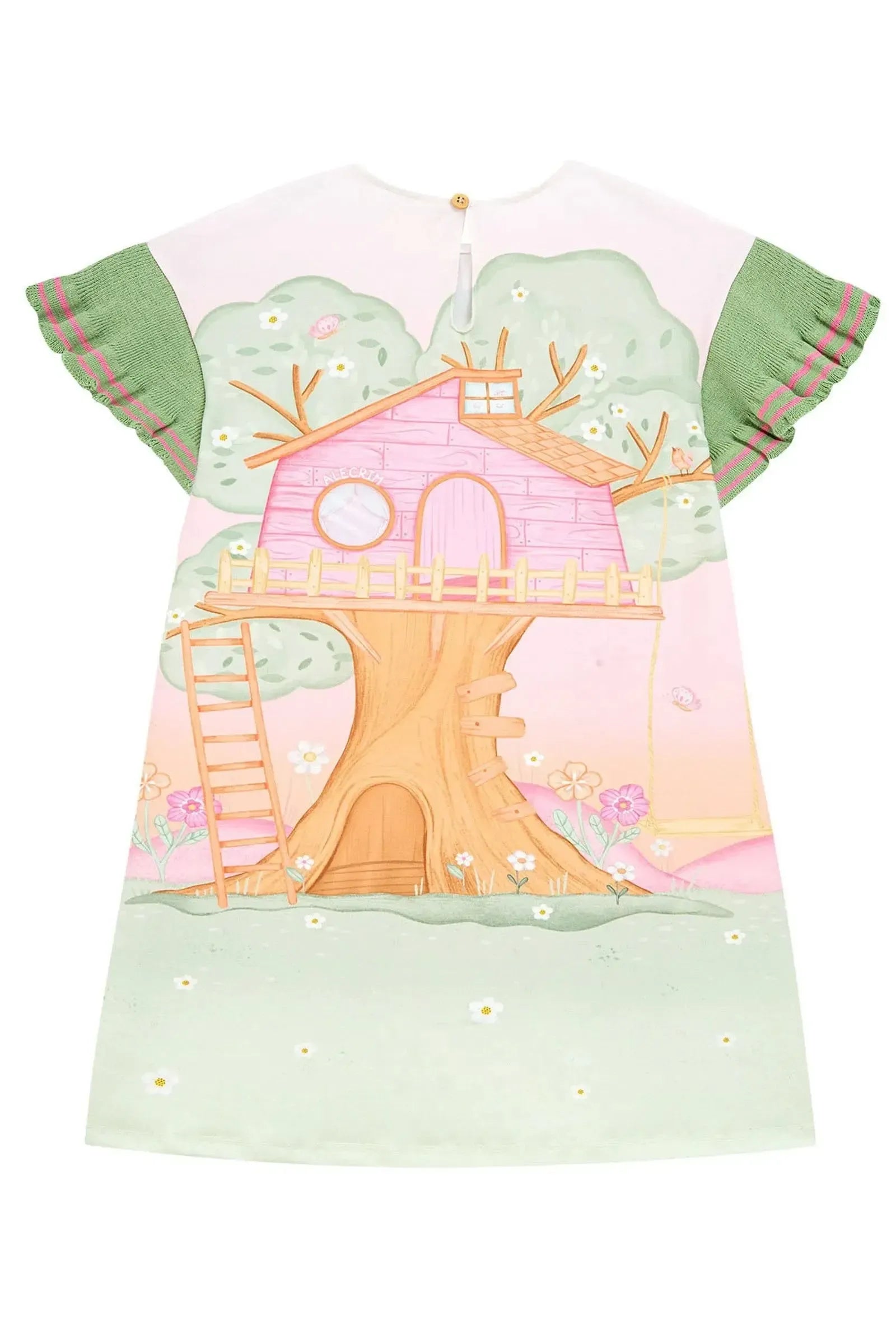 Vestido em Malhar Power 96065 Kukiê Infantil Menina