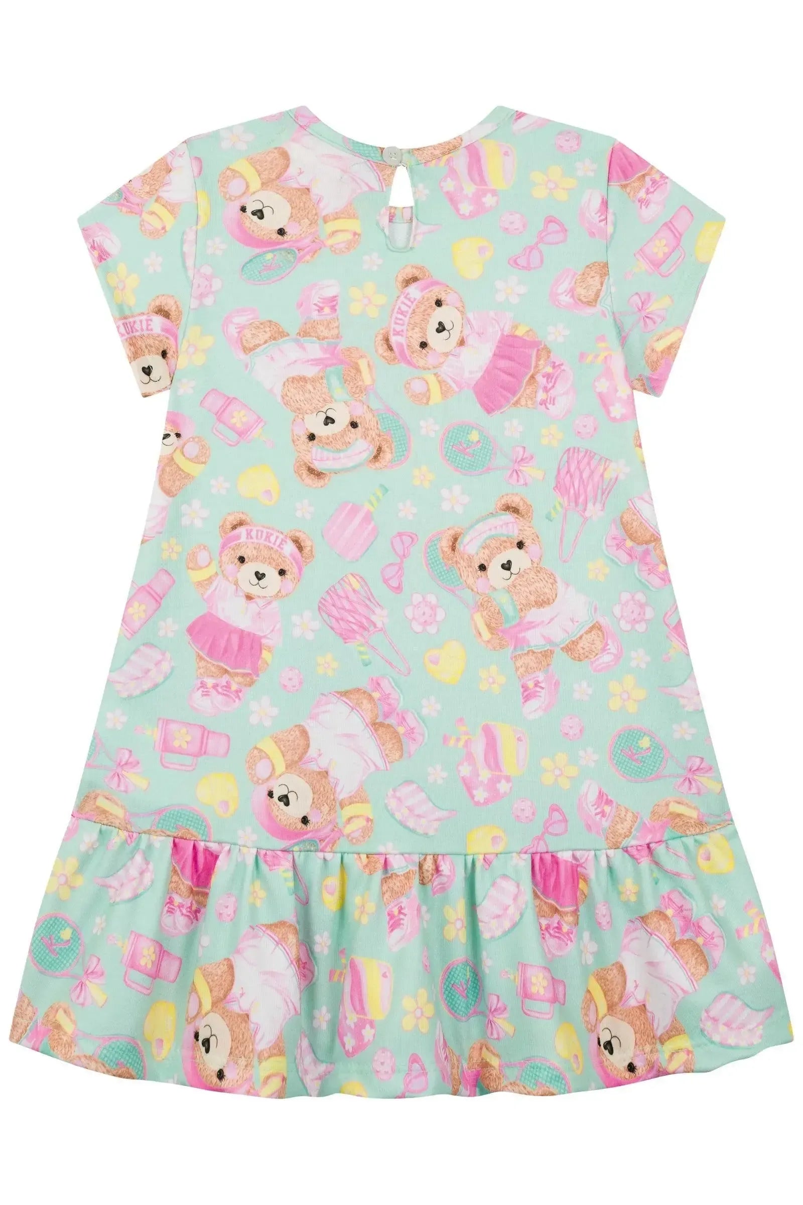 Vestido em Molecotton 88546 Kukiê Bebê Menina
