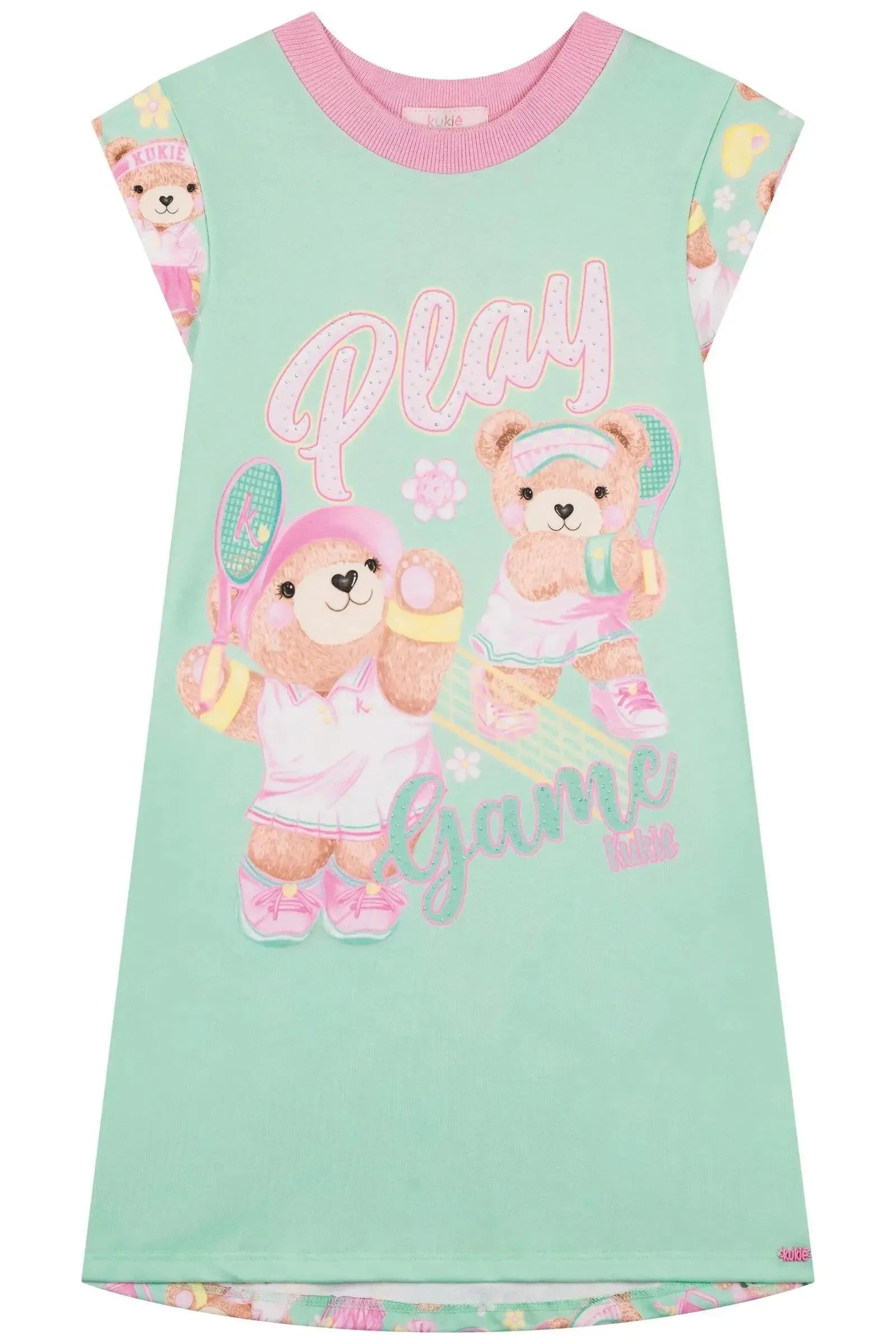 Vestido em Molecotton 88677 Kukiê Infantil Menina