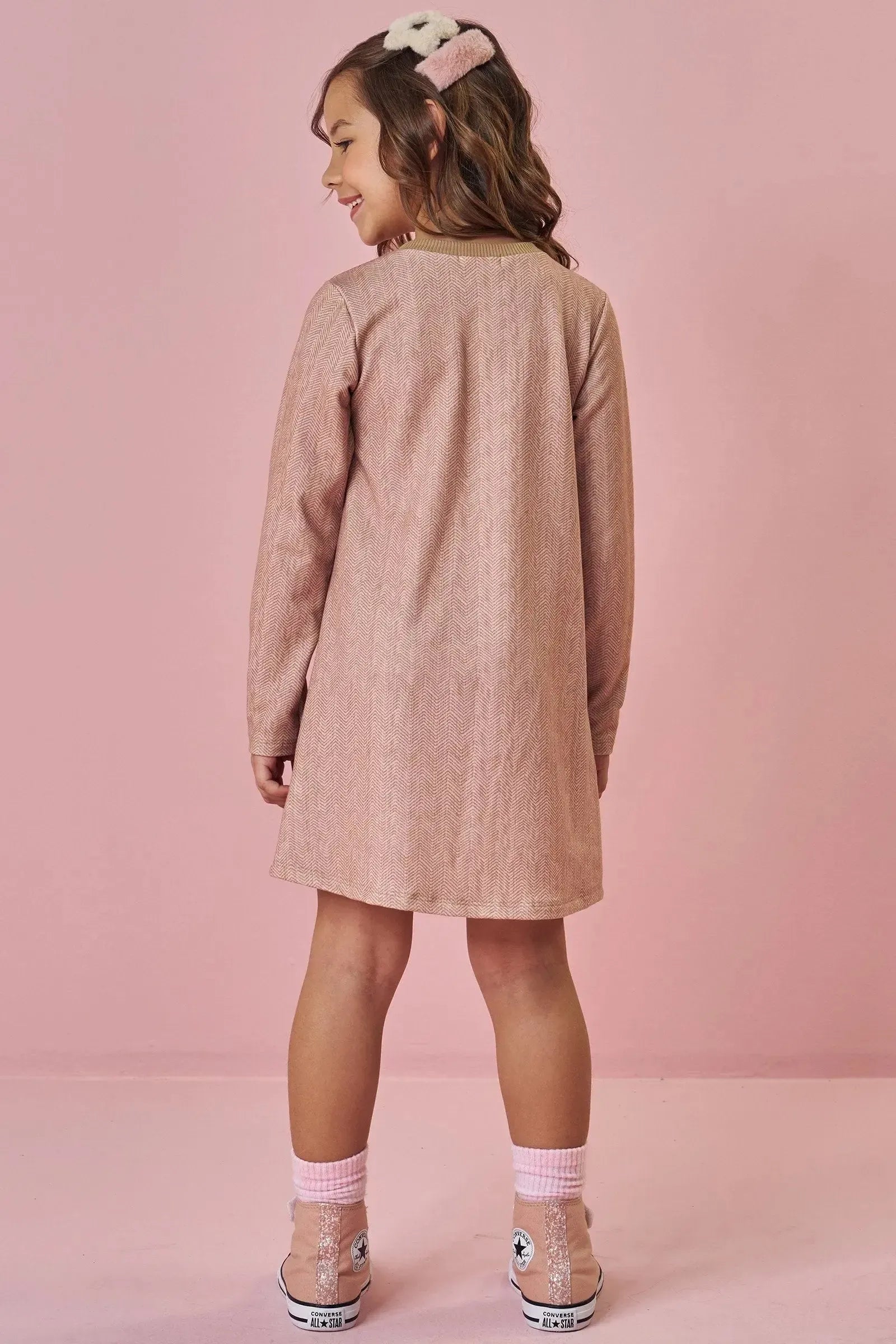 Vestido em Molecotton 89566 Kukiê Infantil Menina