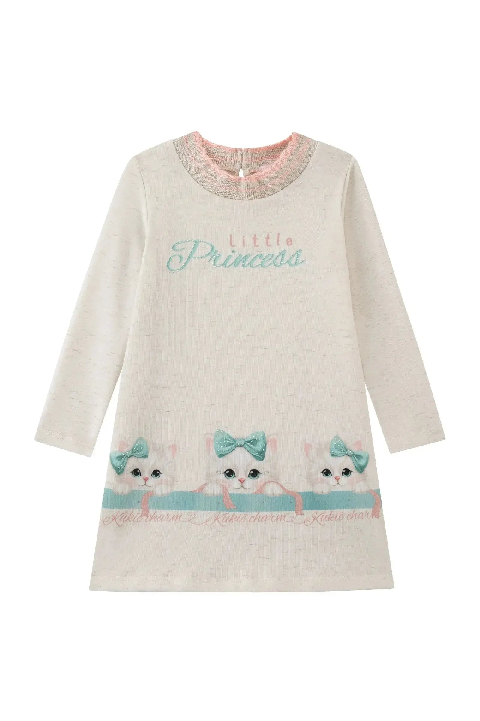 Vestido em Molecotton 92153 Kukiê Bebê Menina