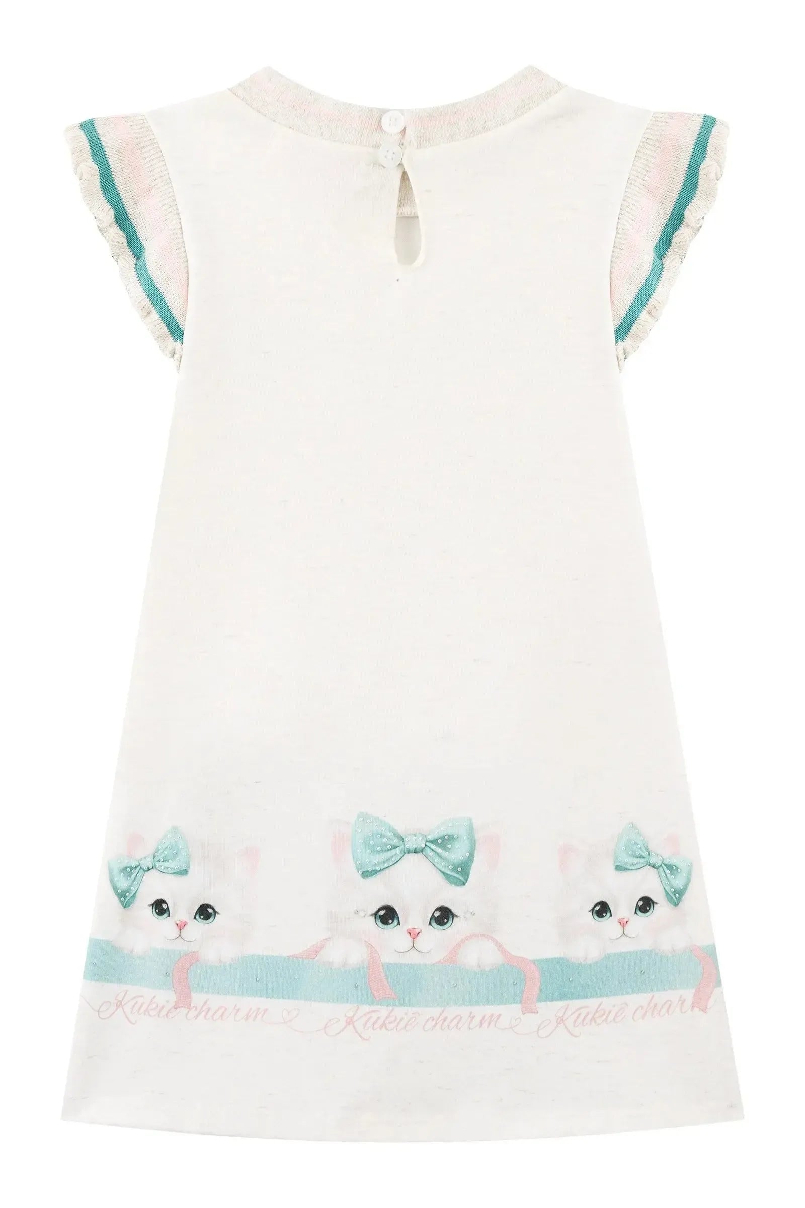 Vestido em Molecotton 93746 Kukiê Bebê Menina