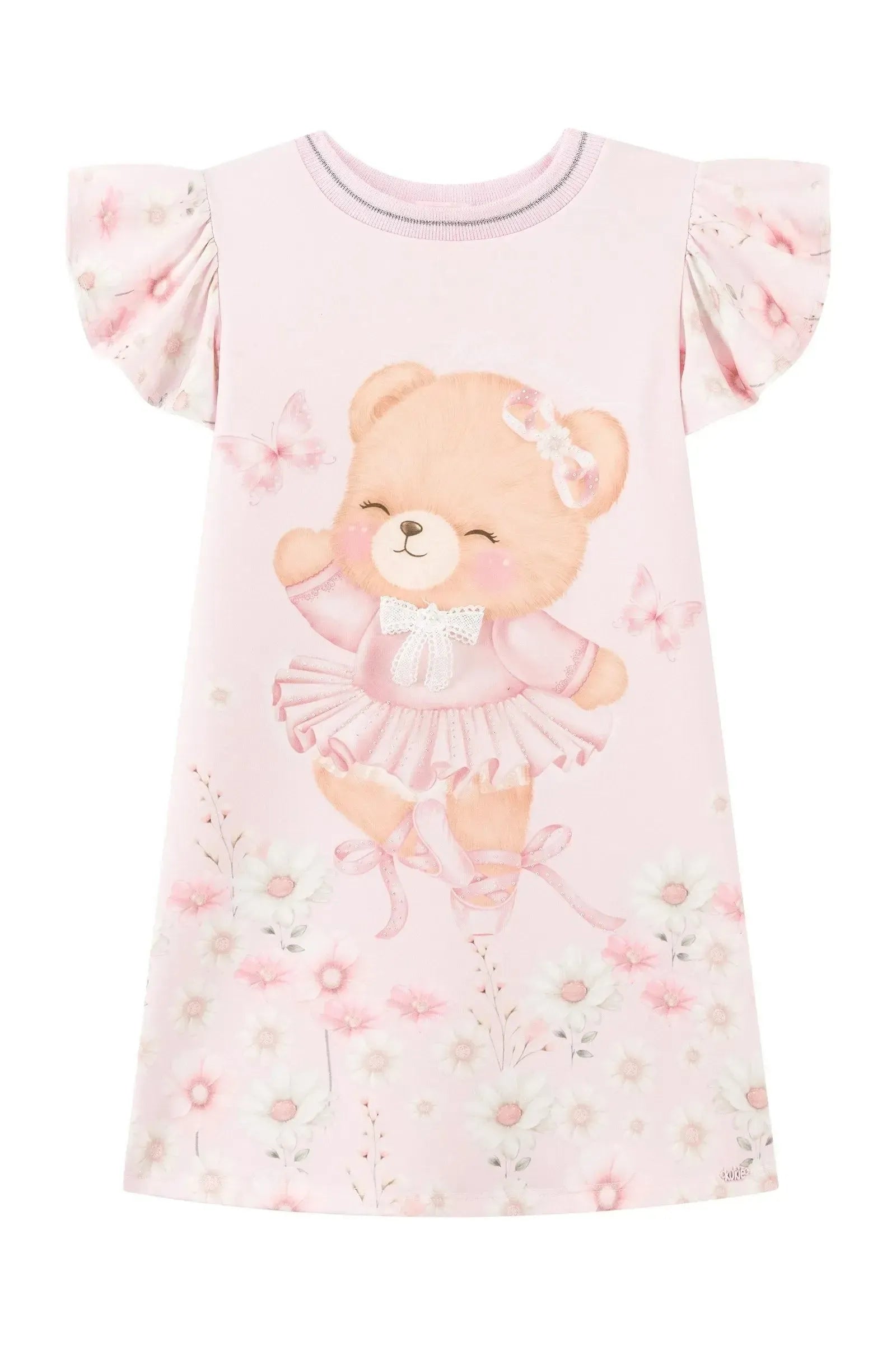 Vestido em Molecotton 93747 Kukiê Infantil Menina