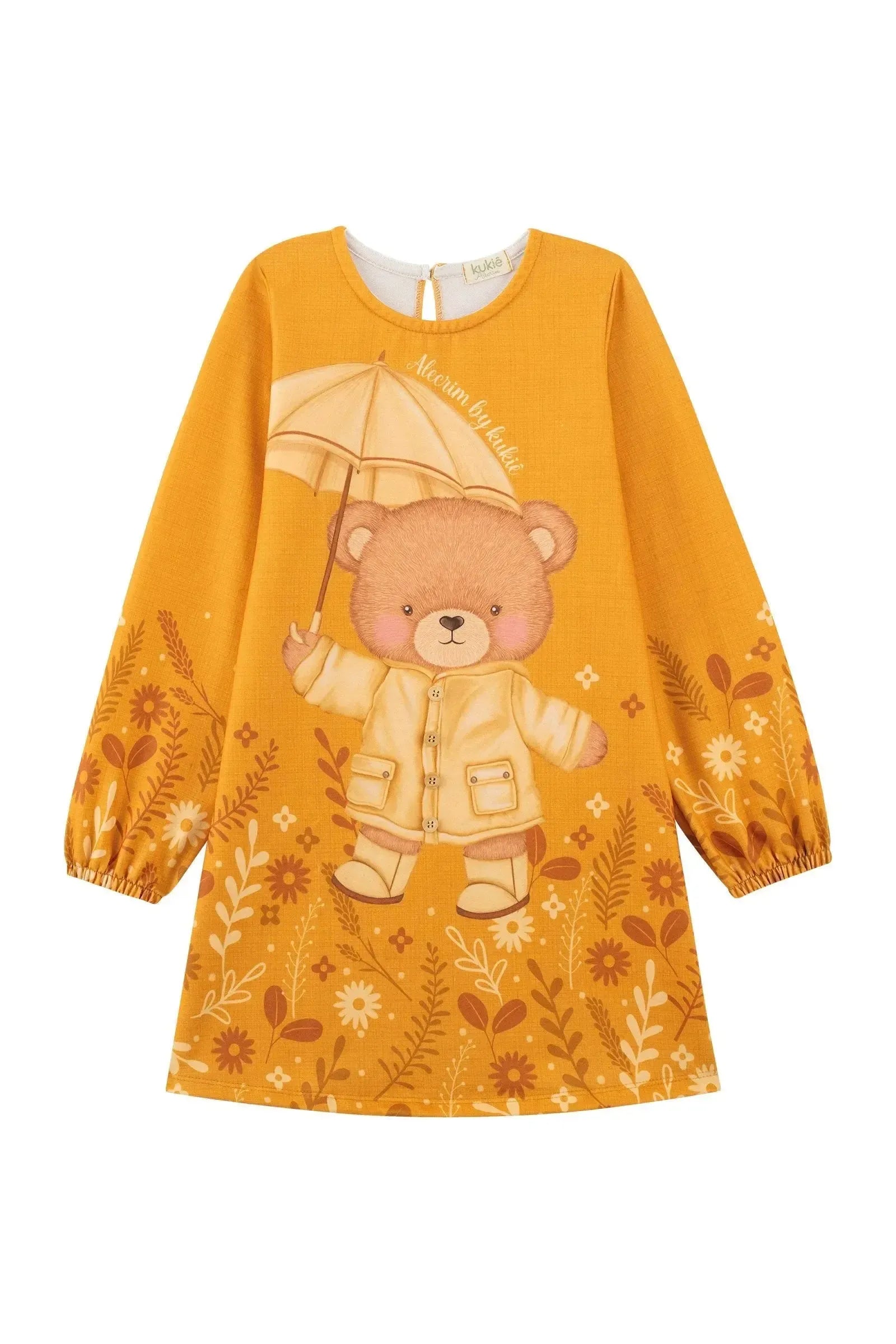 Vestido em Molecotton 94477 Kukiê Infantil Menina