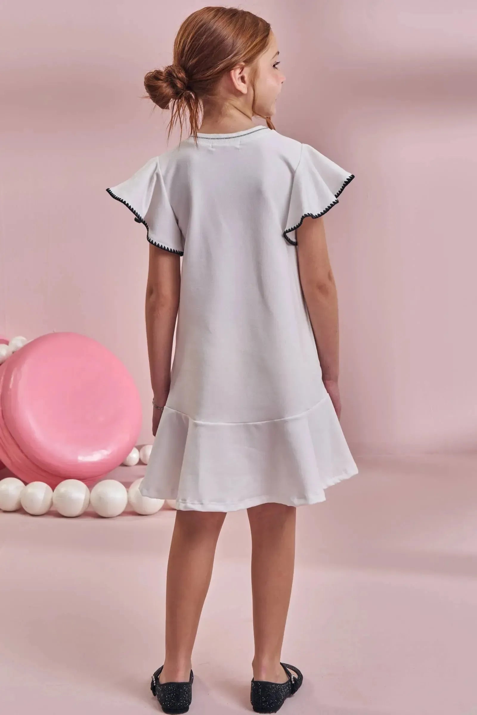 Vestido em Molecotton 96516 Kukiê Infantil Menina