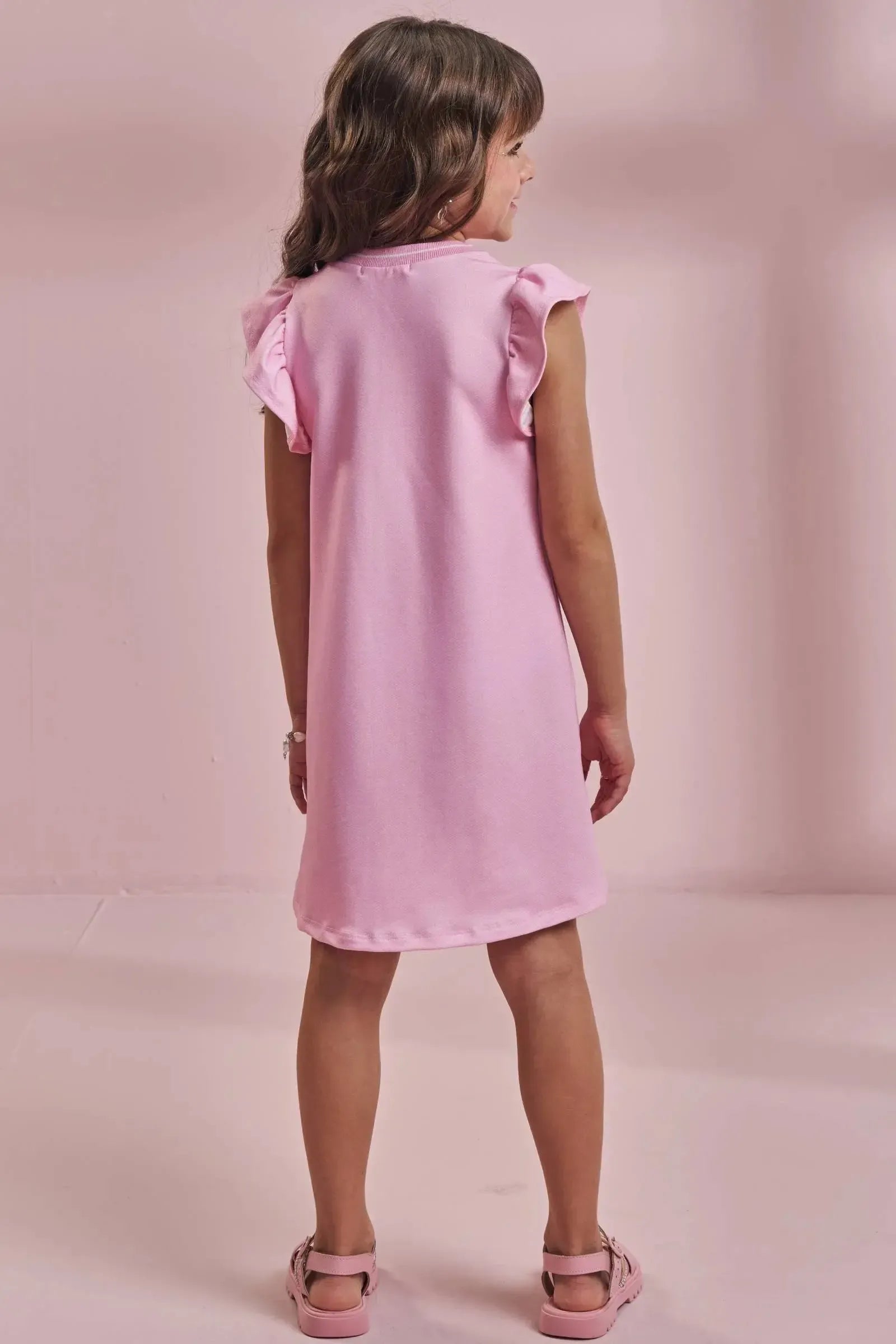 Vestido em Molecotton 96524 Kukiê Infantil Menina