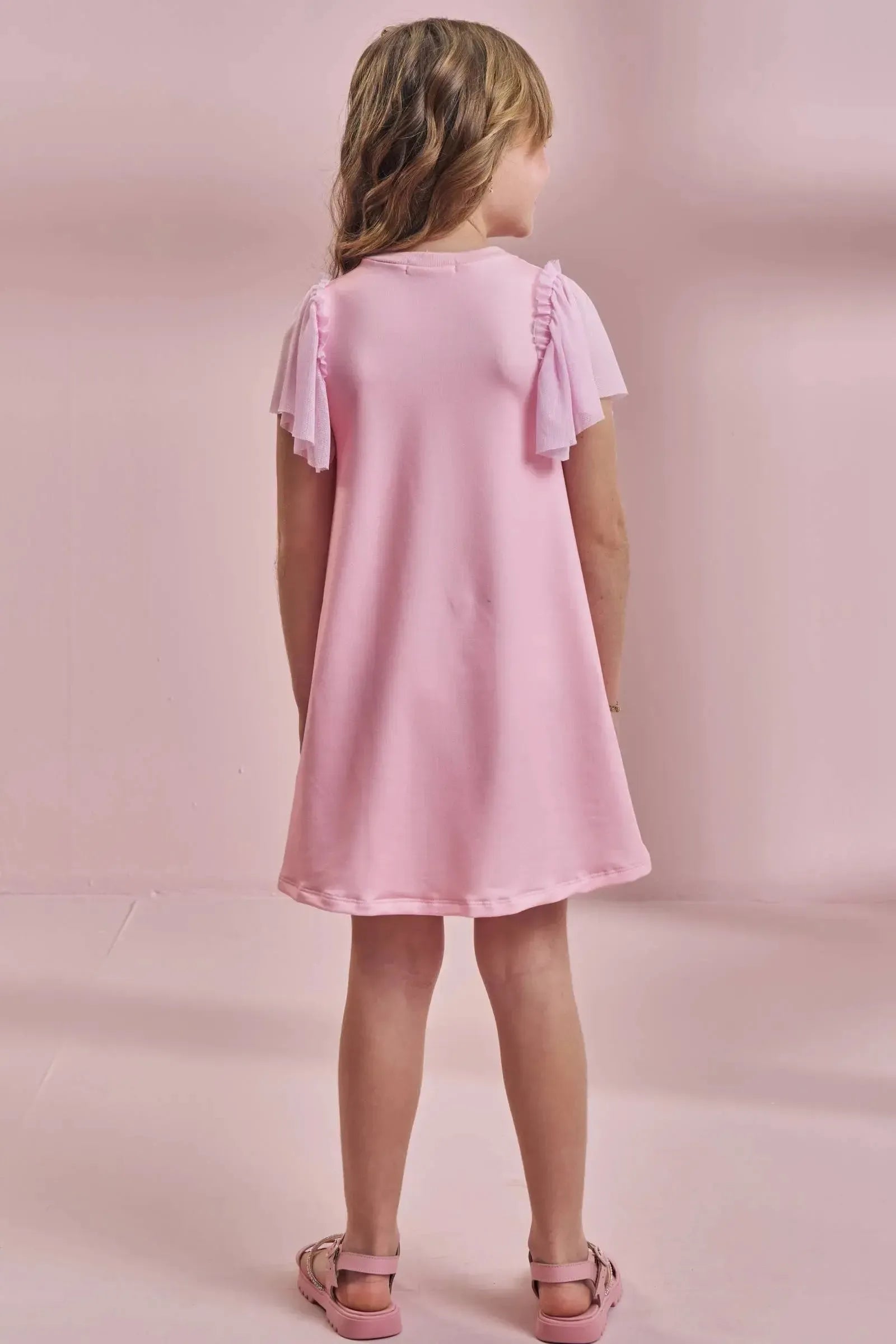 Vestido em Molecotton 96534 Kukiê Infantil Menina