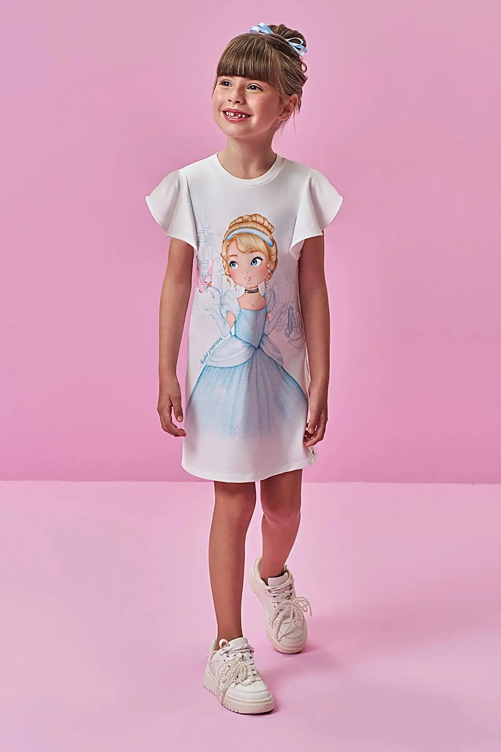 Vestido em Molecotton 96808 Kukiê Infantil Menina