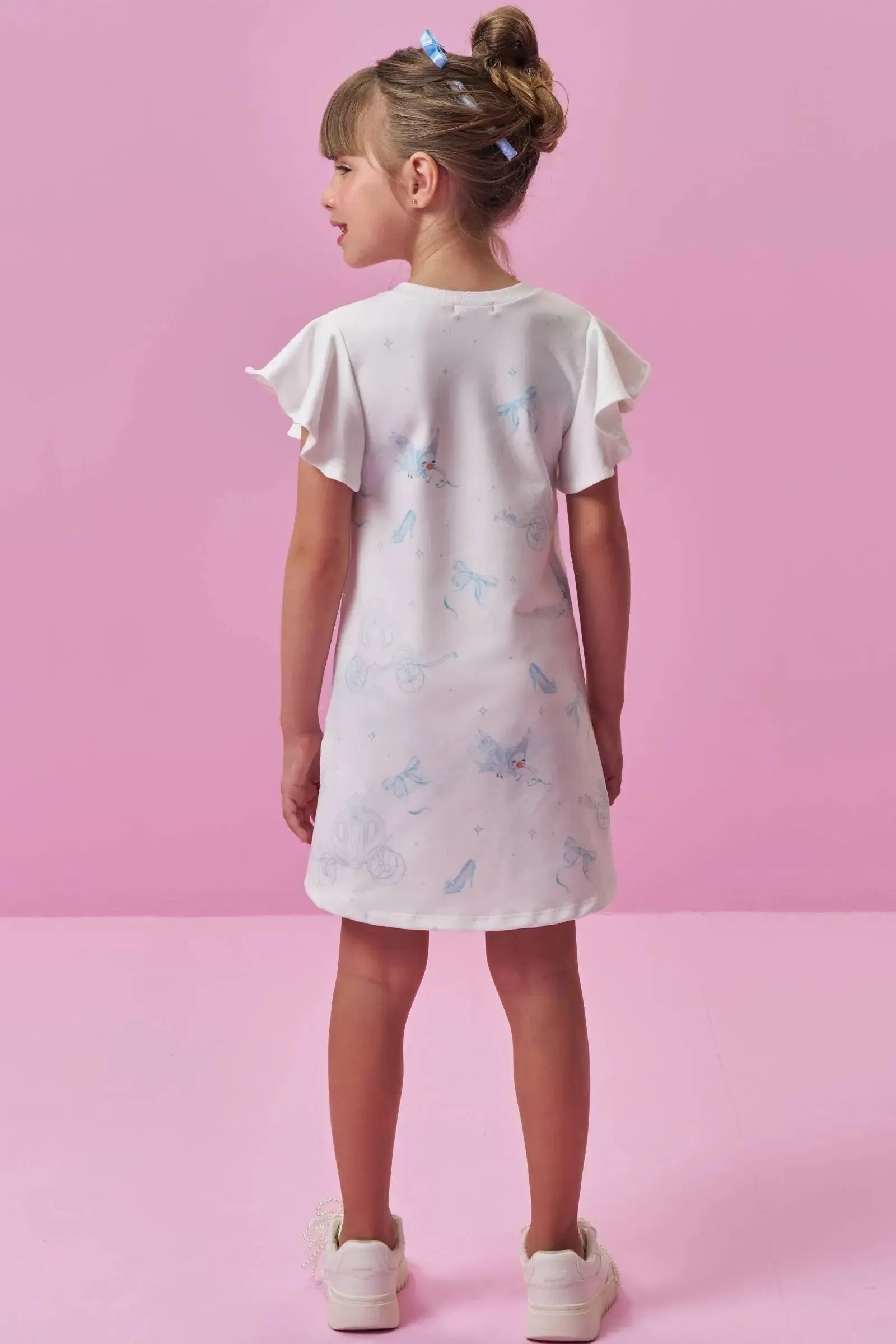 Vestido em Molecotton 96808 Kukiê Infantil Menina