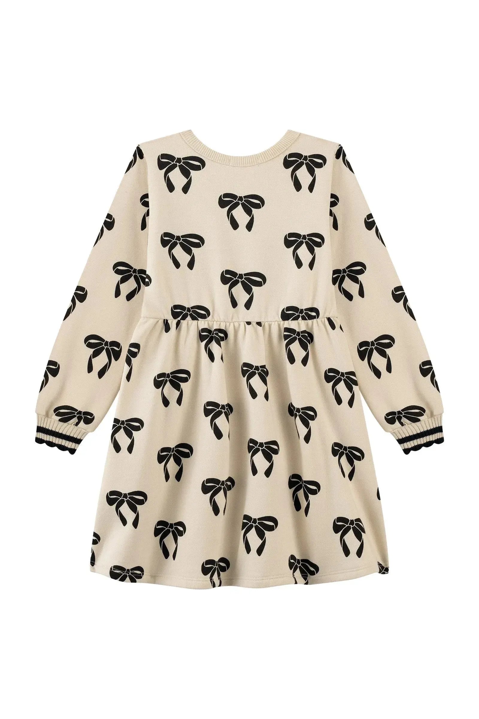 Vestido em Moletom com Pelúcia 89837 Kukiê Infantil Menina