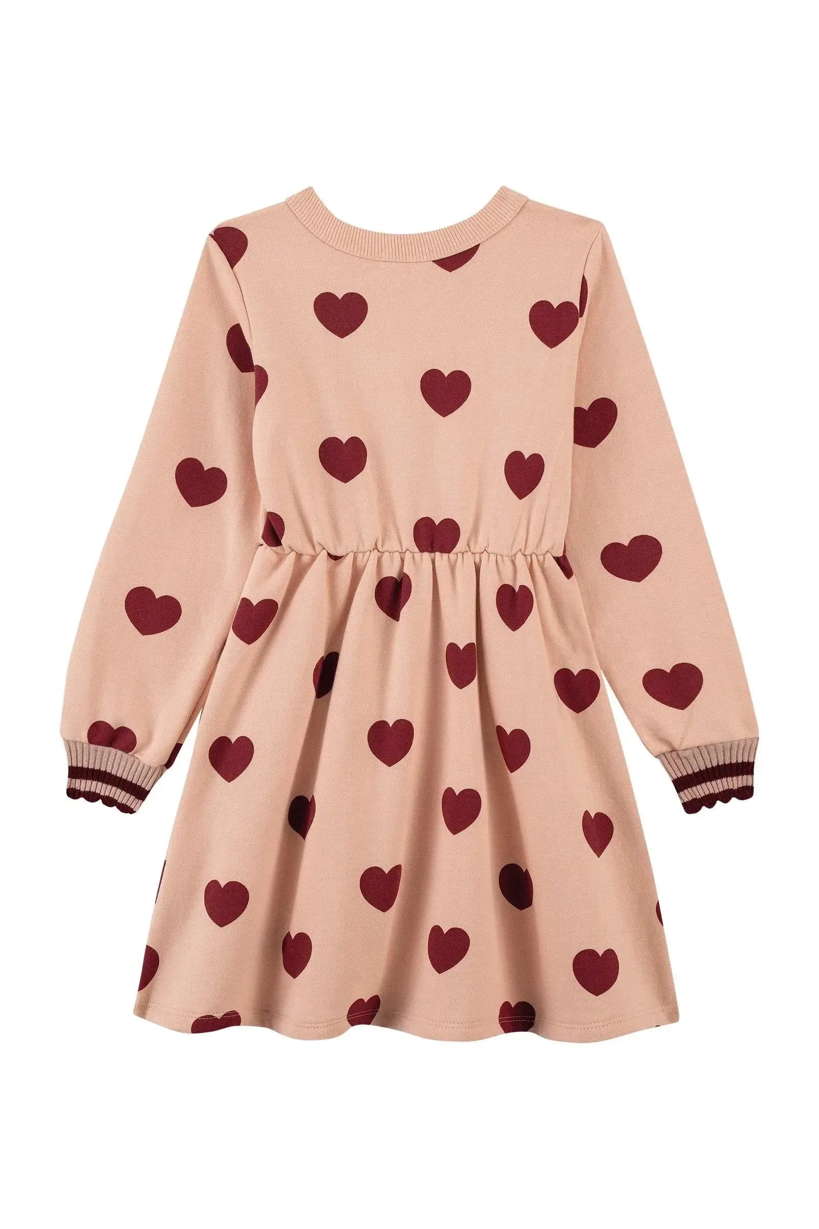 Vestido em Moletom com Pelúcia 89917 Kukiê Infantil Menina