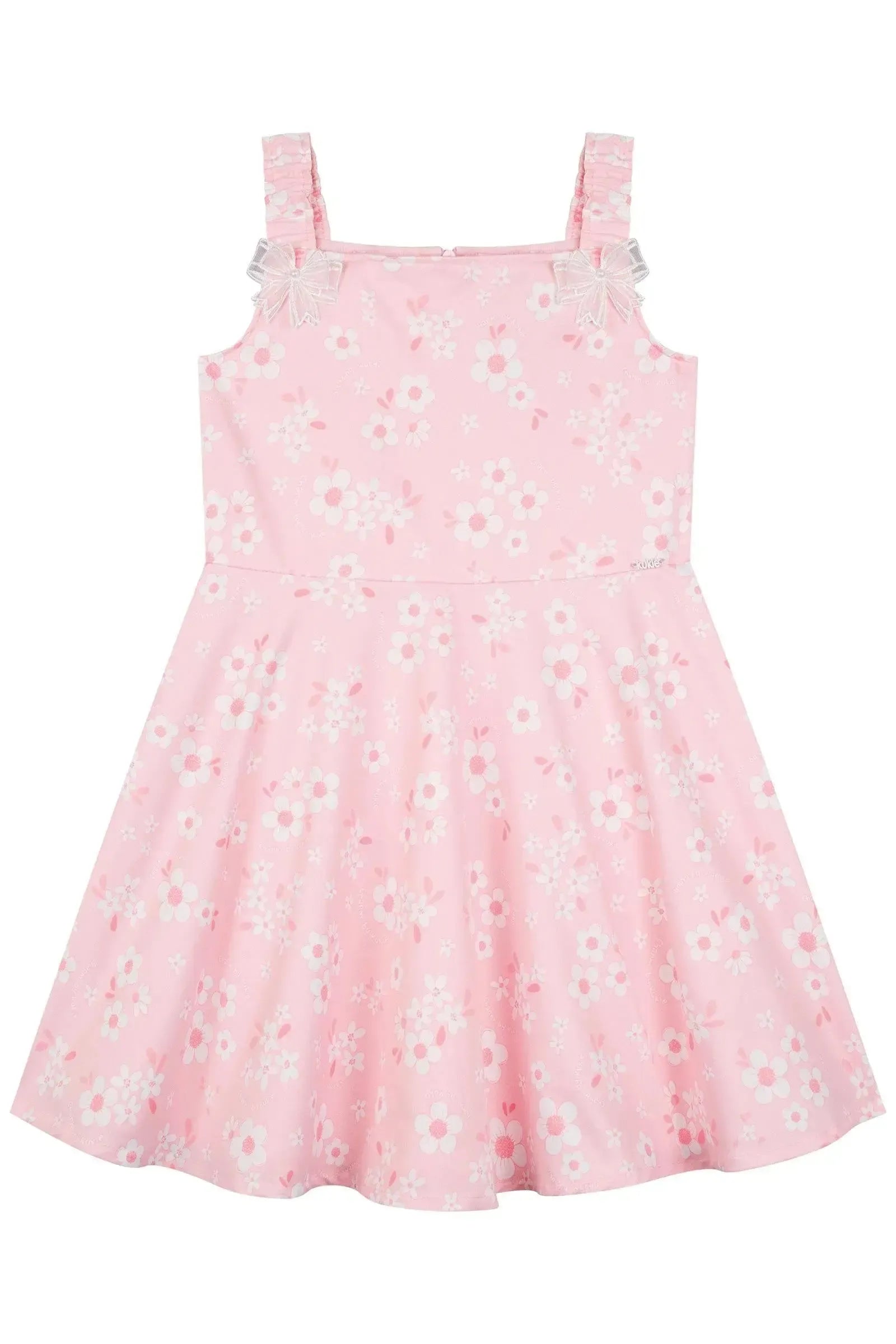Vestido em Super Cetim 90282 Kukiê Infantil Menina